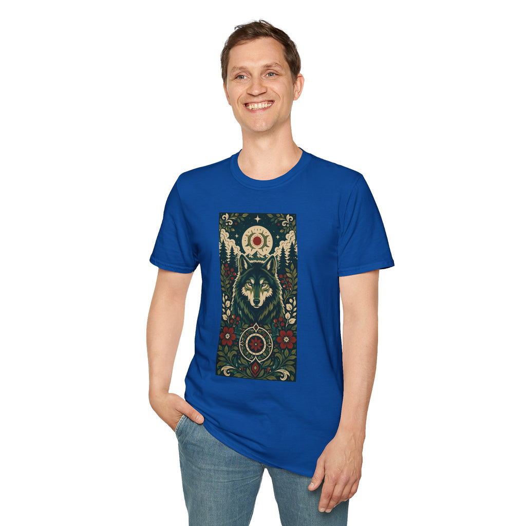Wolf Spirit T-Shirt — Mystic Forest Moon Graphic