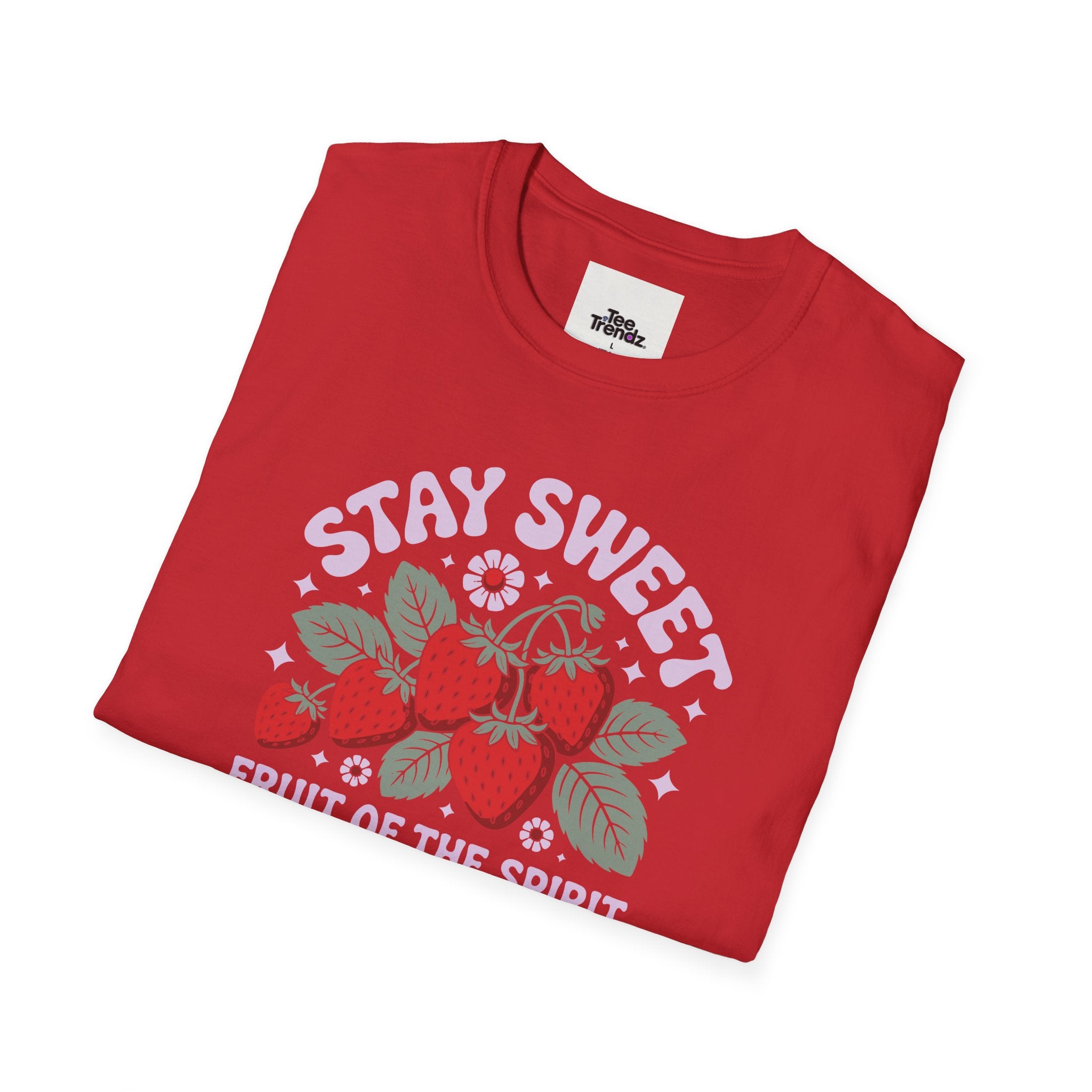 Stay Sweet Fruit of the Spirit T-Shirt — Strawberry Faith Graphic Tee