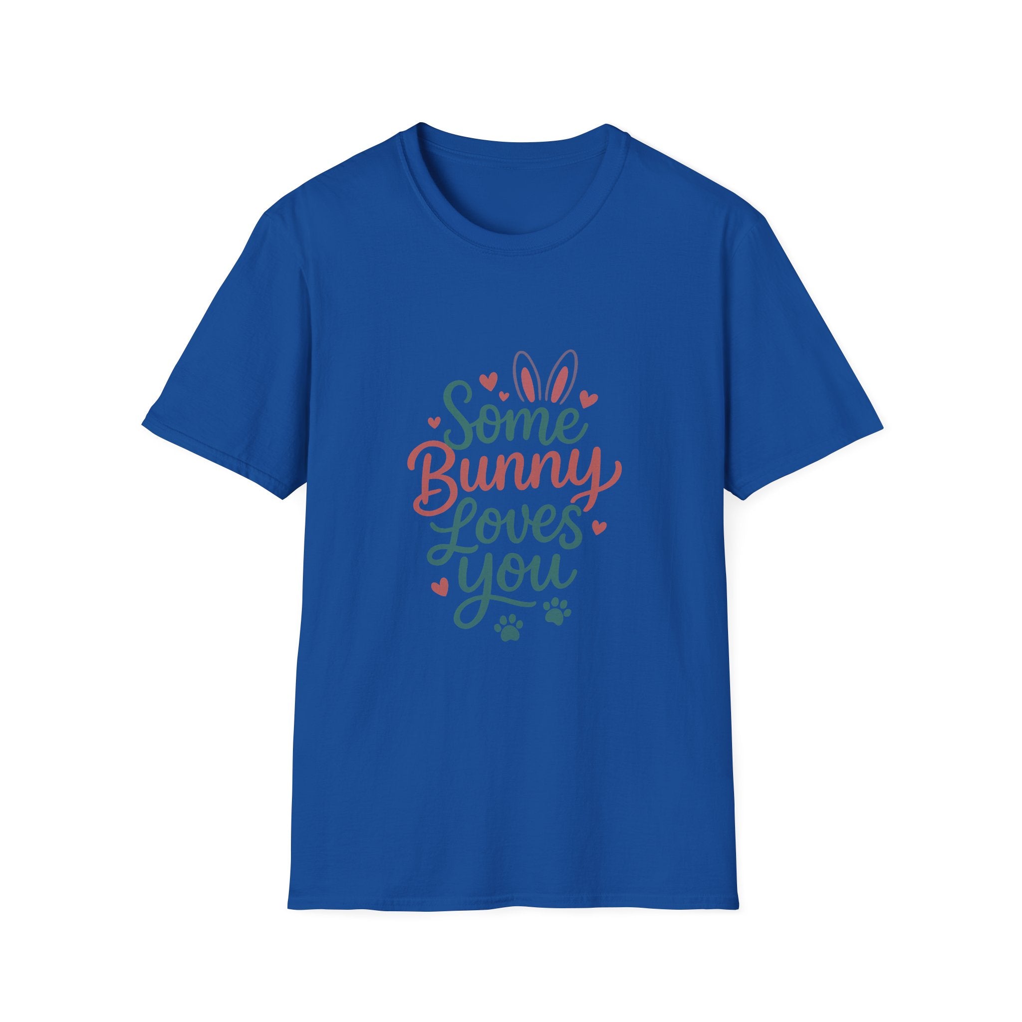 Some Bunny Loves You T-Shirt — Cute Easter Bunny Paw Print Tee
