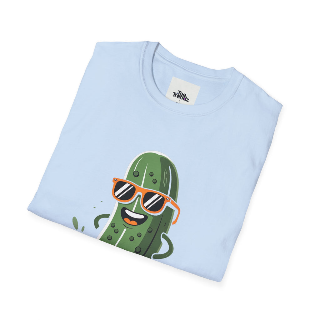 Cool Pickle Graphic T-Shirt — Sunglasses Pickle Funny Cute Tee