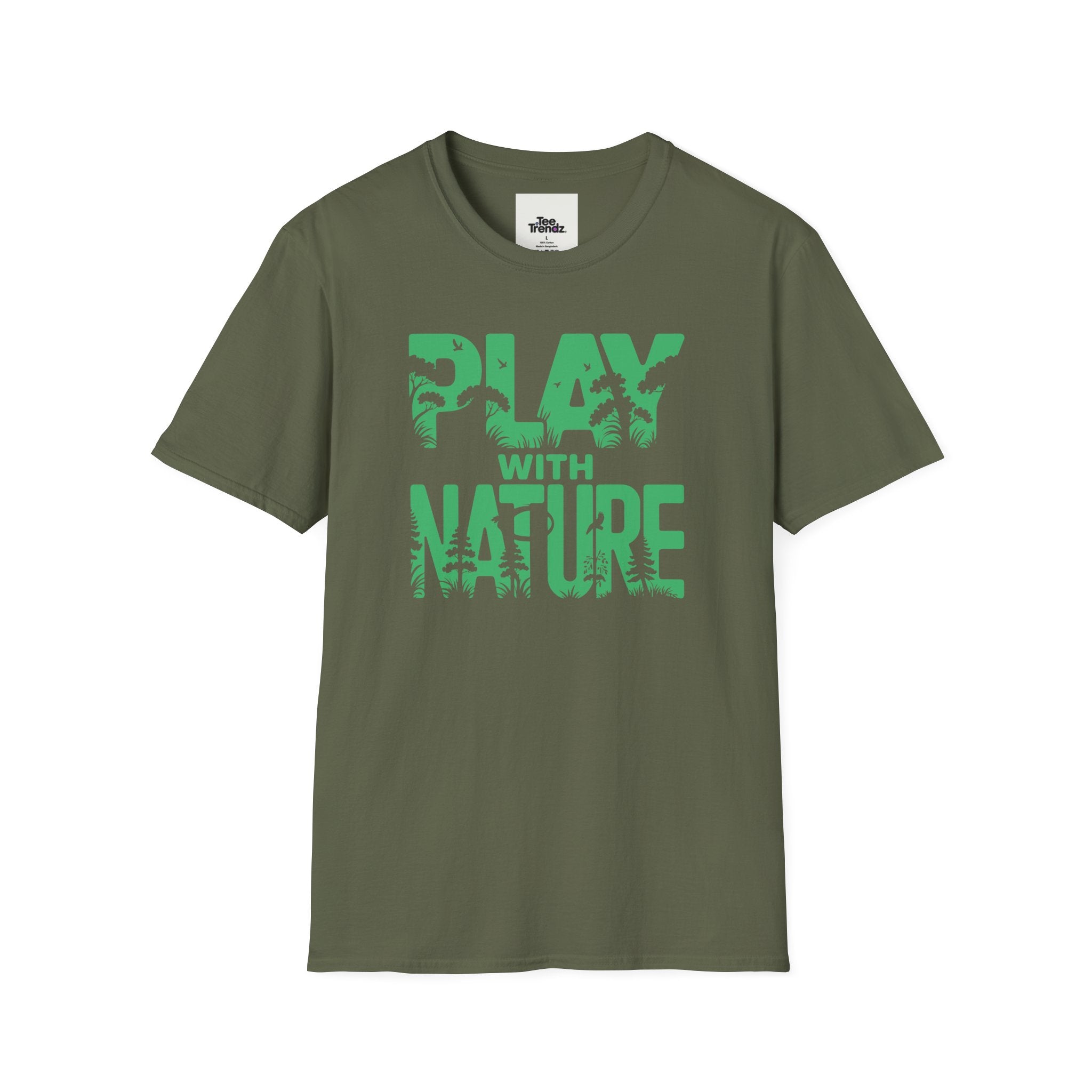 Play With Nature T-Shirt — Eco Adventure Graphic Tee