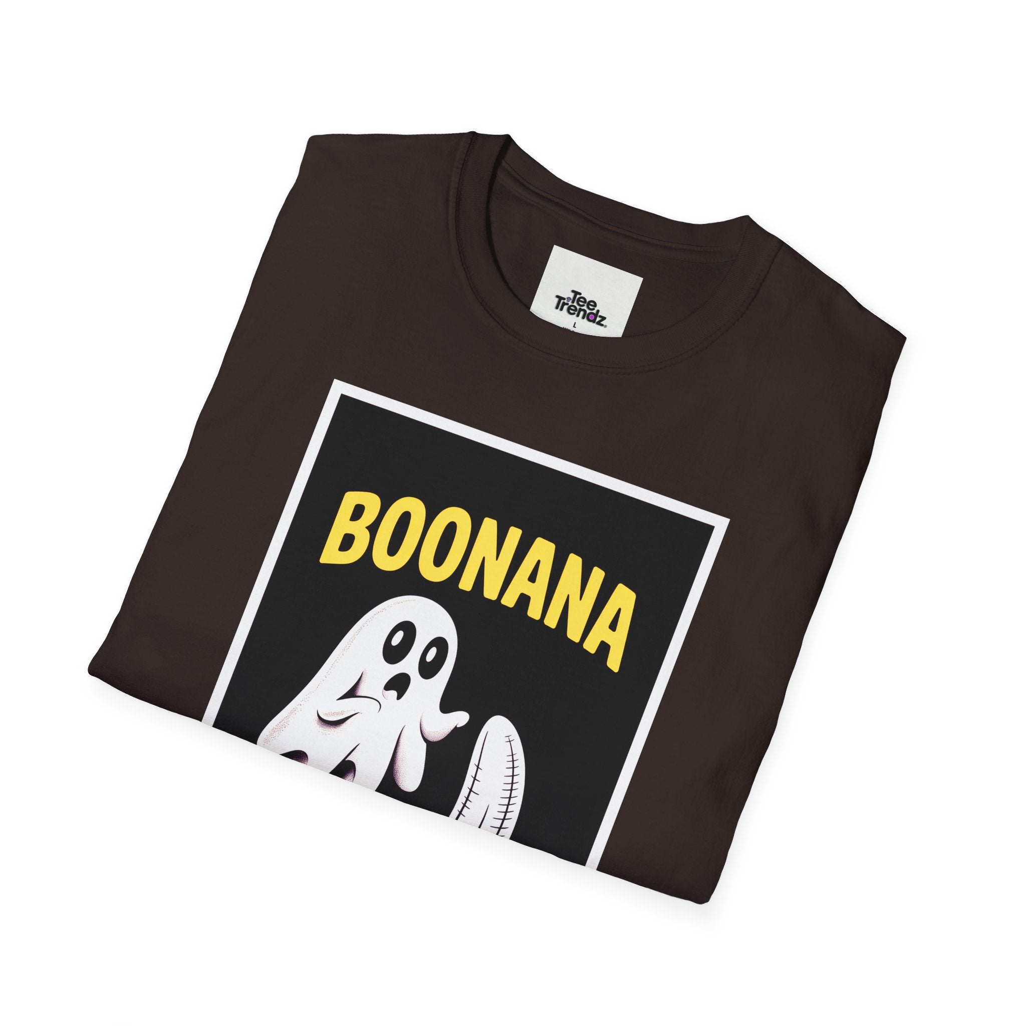 Boonana Ghost Banana Graphic T-Shirt — Funny Halloween Fruit Tee