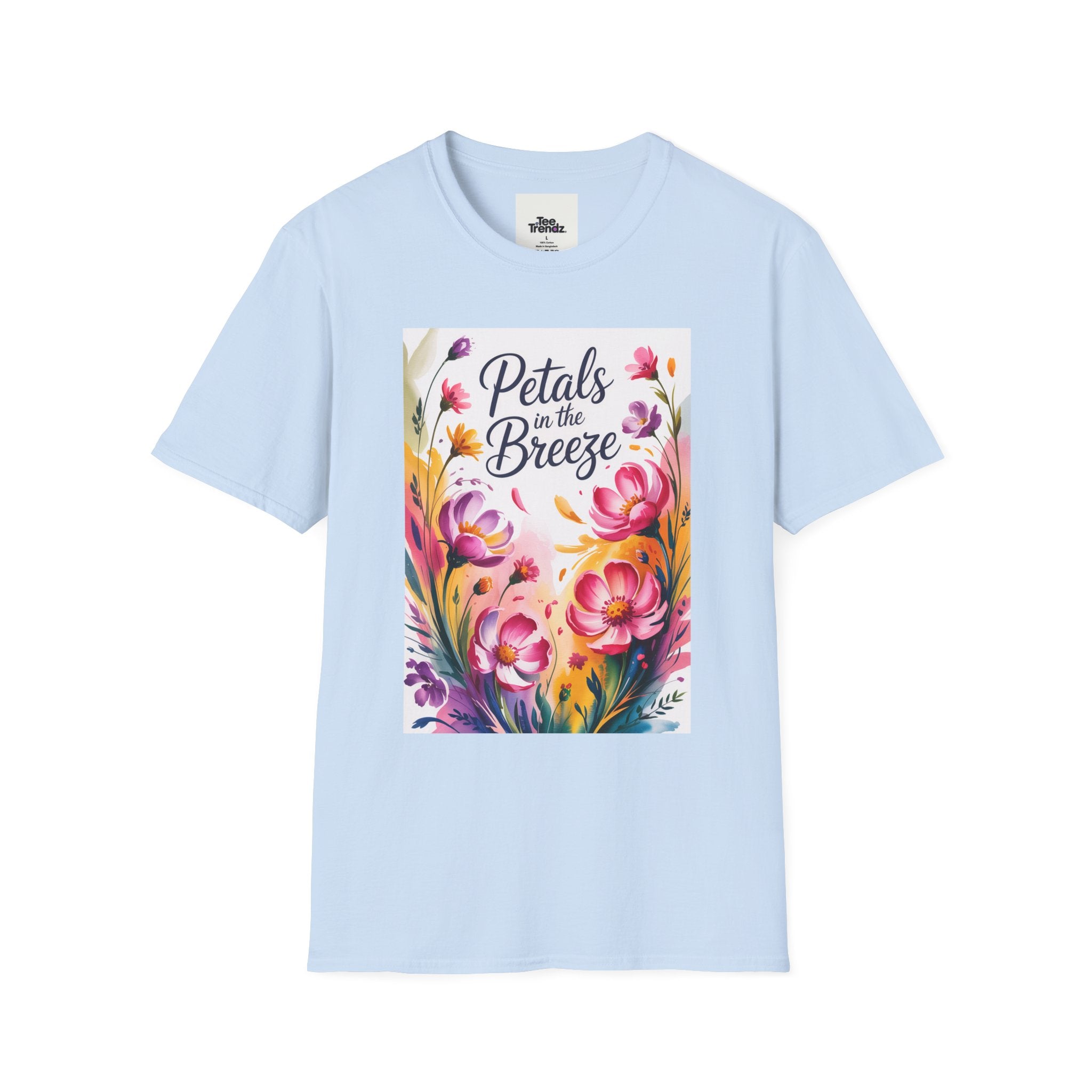 Petals in the Breeze Floral T-Shirt