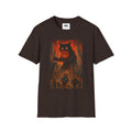 Demon Night T-Shirt — Fiery Monster Illustration Tee