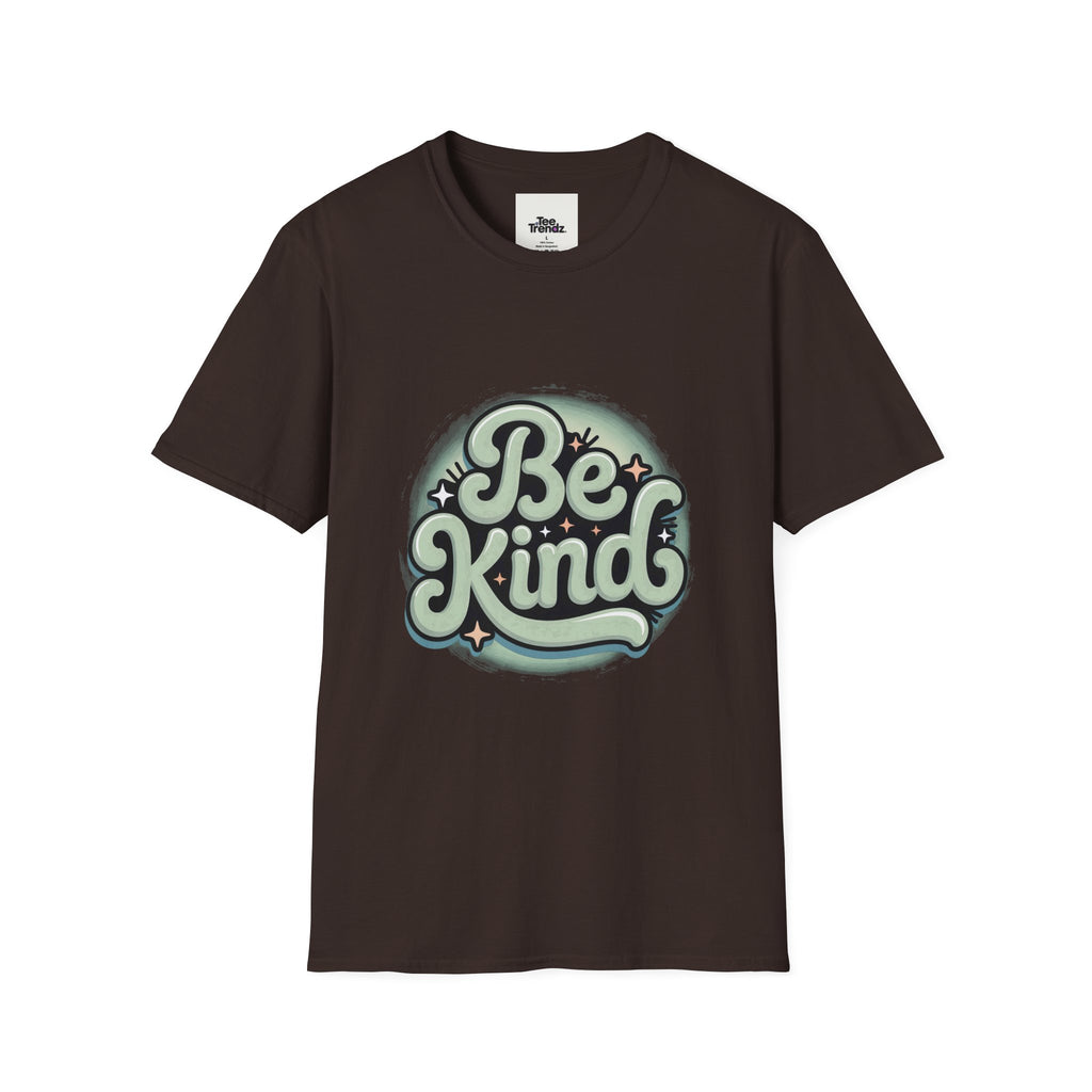 Be Kind T-Shirt — Retro Script Kindness Tee