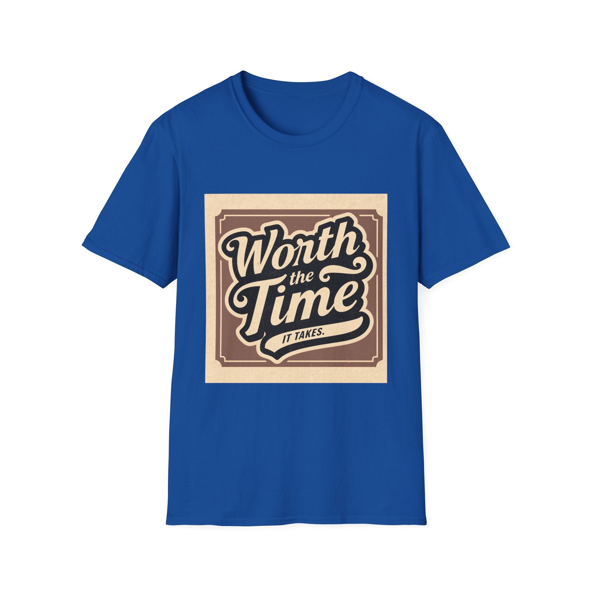 Worth the Time T-Shirt — Retro Vintage Inspirational Tee