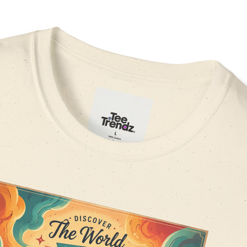 Travel Poster T-Shirt — 'The World, Countless Memories' Vintage Eiffel Tower Tee