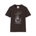 Acoustic Floral Guitar T-Shirt — 'A Heartwide Water I...' Music Tee for Songwriters & Folk Lovers