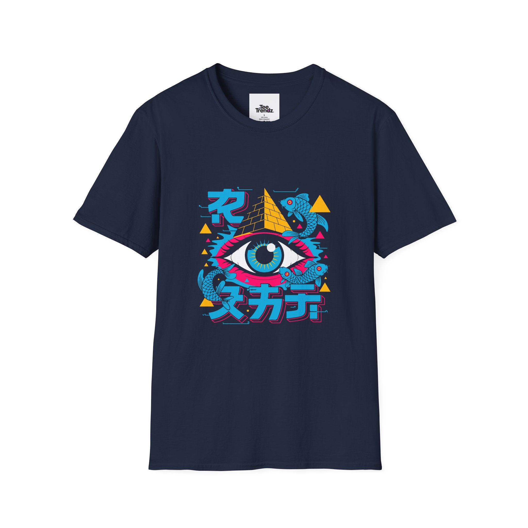 Psychedelic Eye T-Shirt — Retro Japanese Graphic Tee