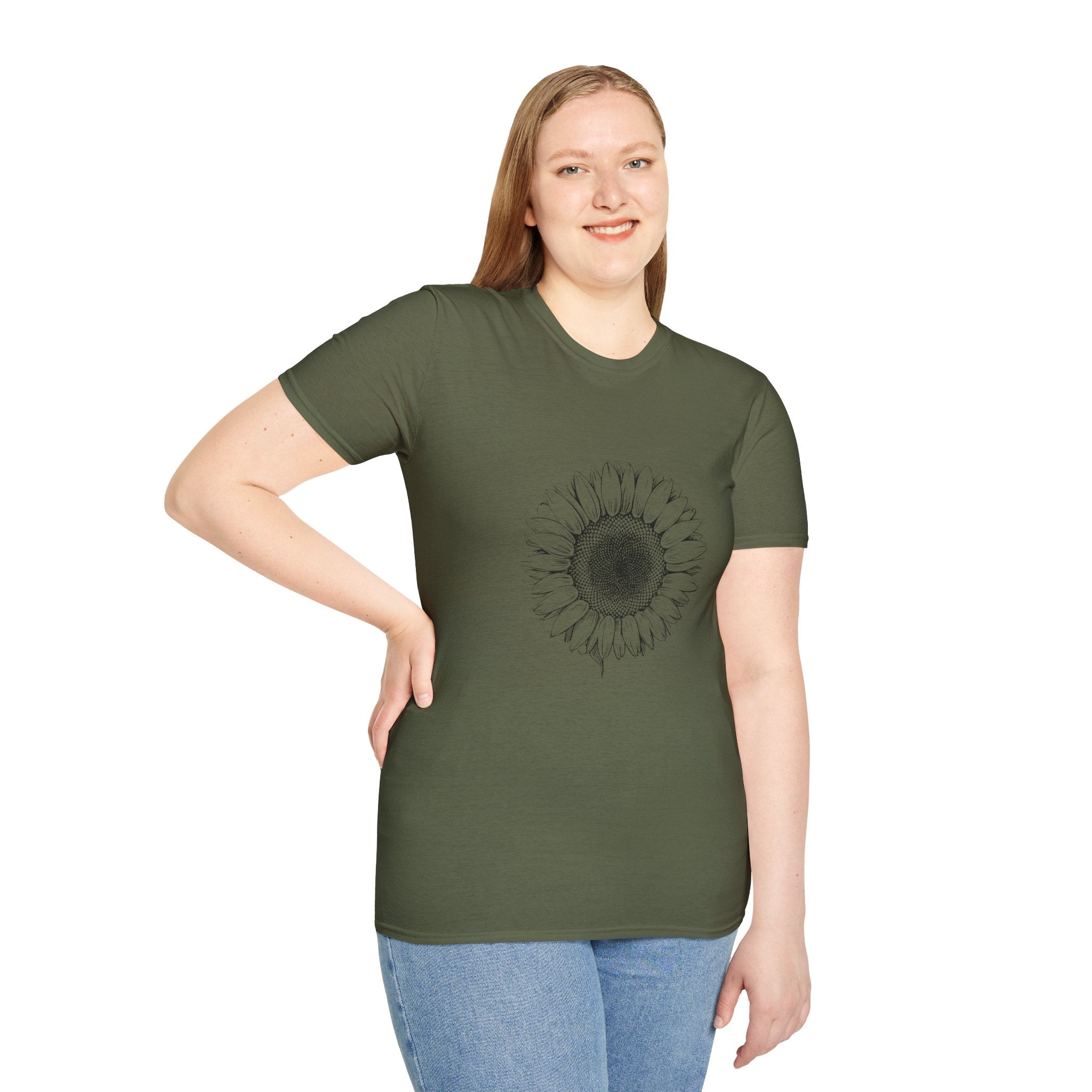 Sunflower Sketch T-Shirt
