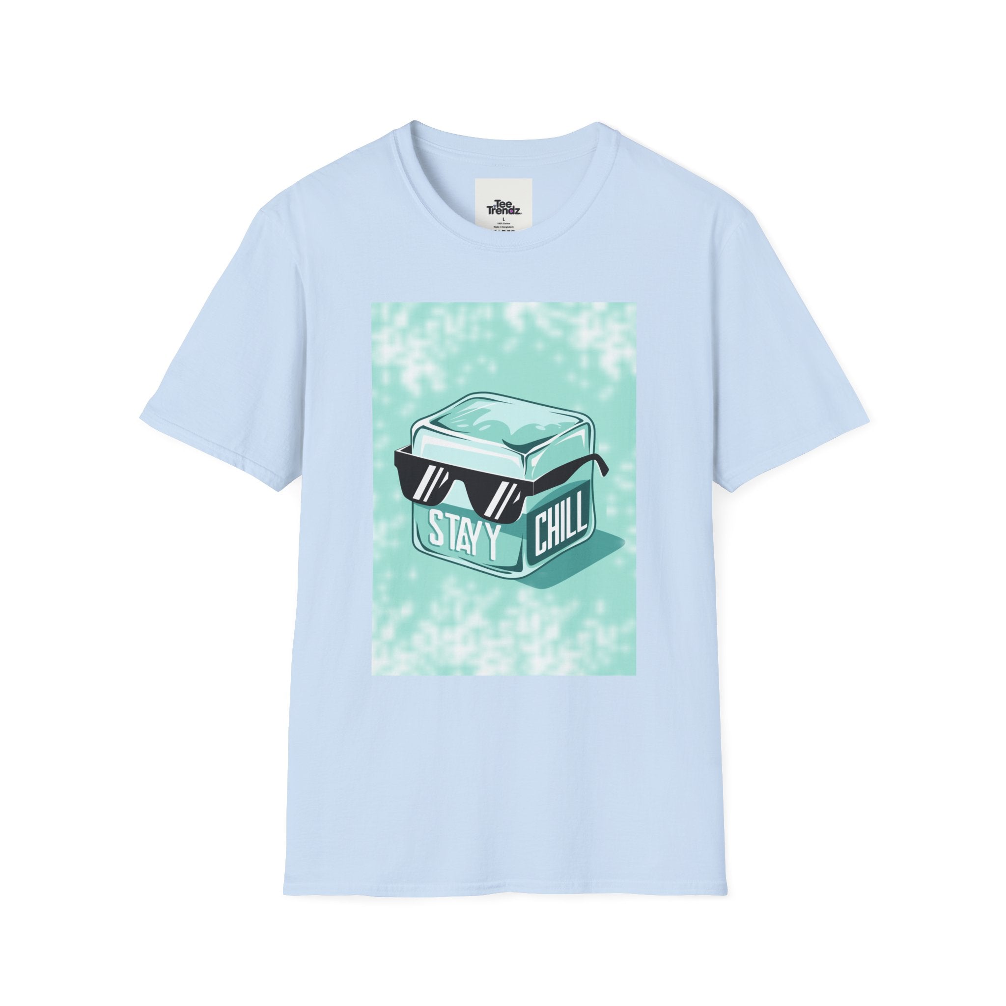 Stay Chill Ice Cube T-Shirt — Retro Sunglasses Graphic Tee