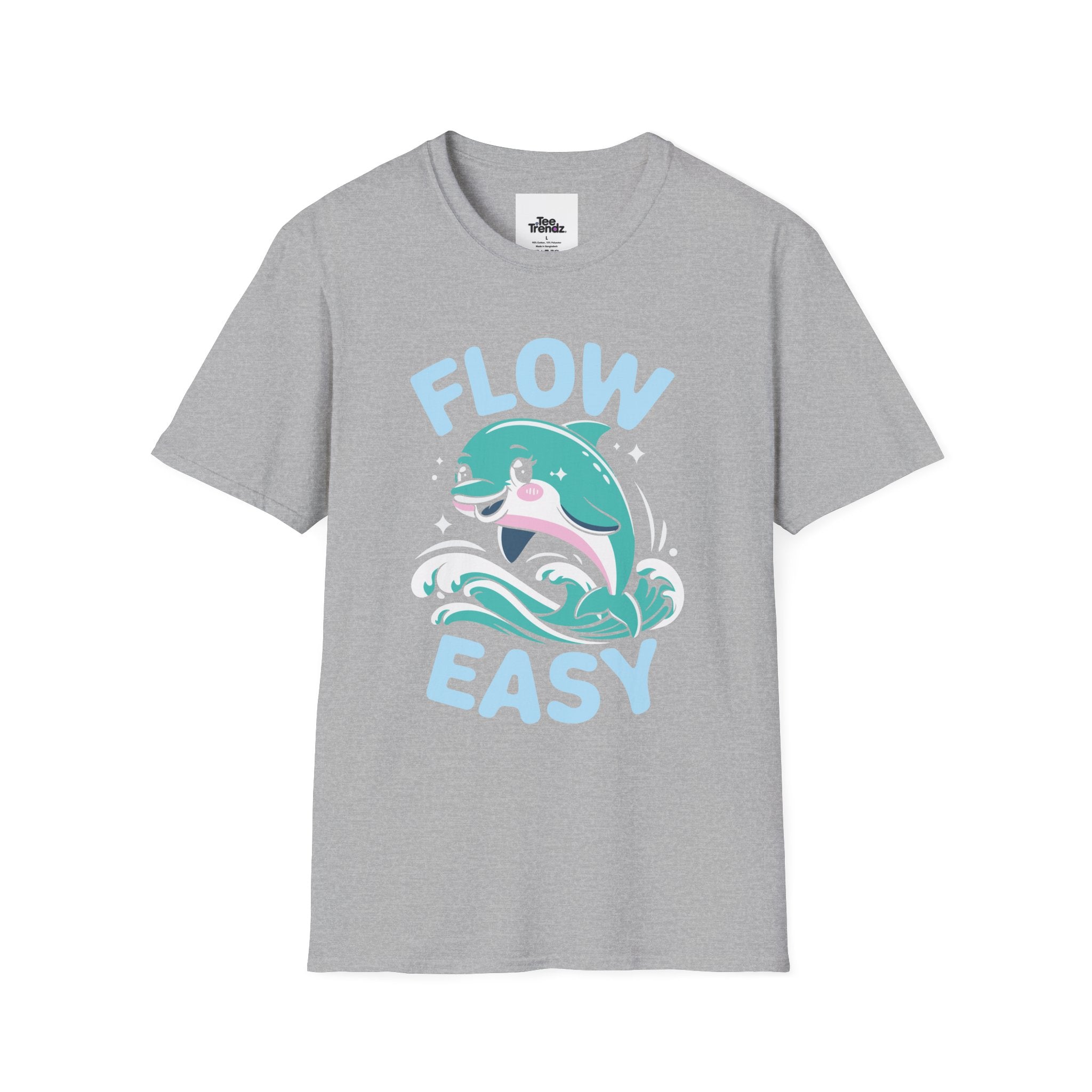 Flow Easy Dolphin T-Shirt — Cute Sea Life Graphic Tee