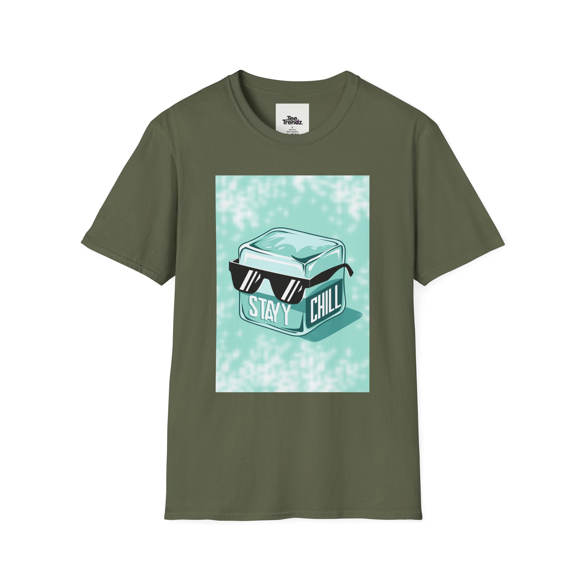 Stay Chill Ice Cube T-Shirt — Retro Sunglasses Graphic Tee