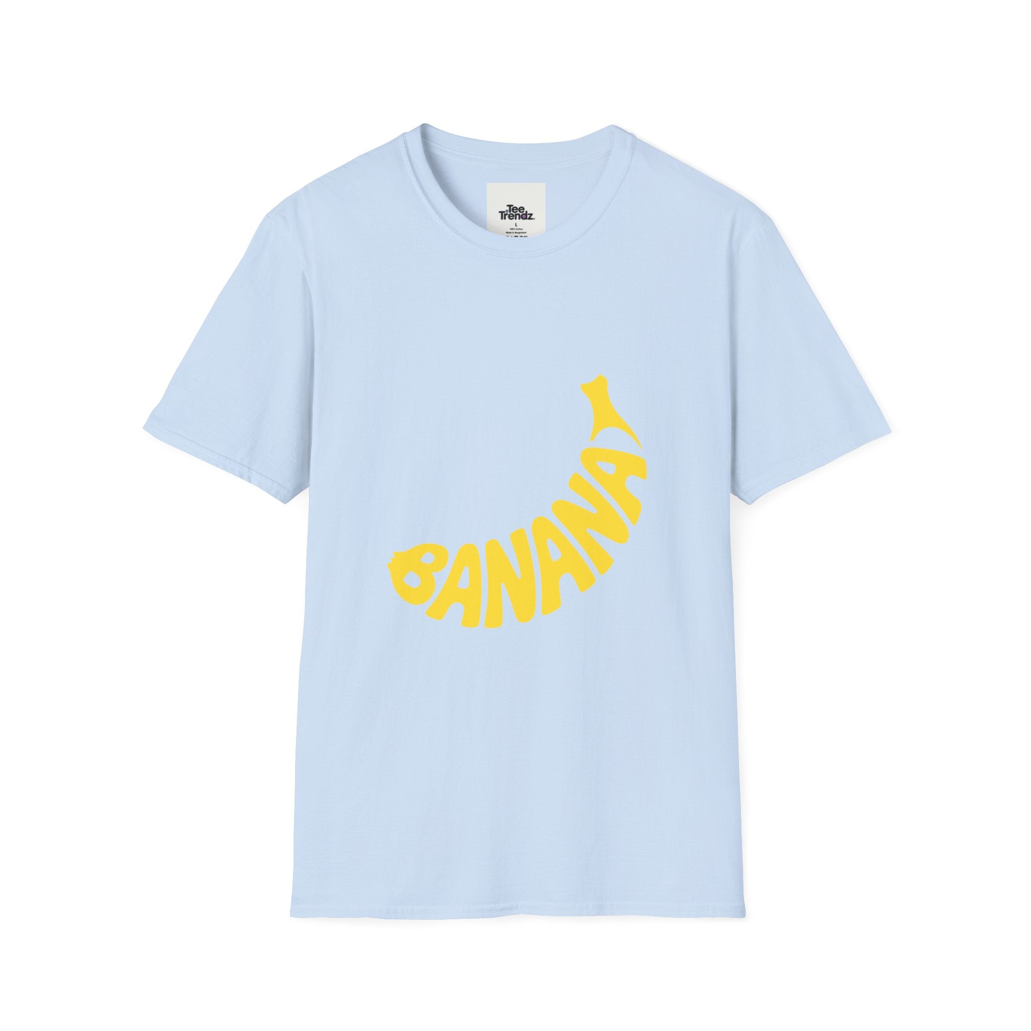 Banana Graphic T-Shirt – Retro Yellow Fruit Logo Tee