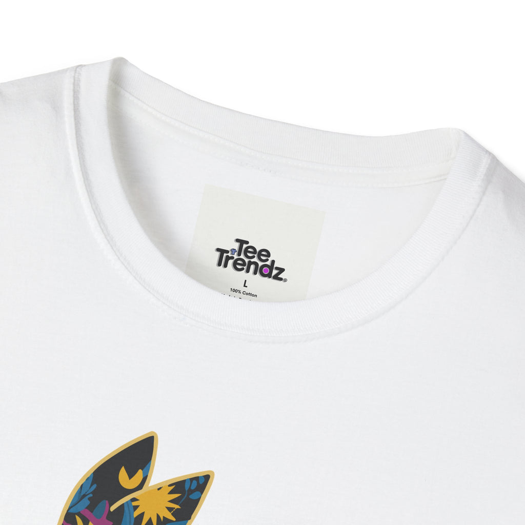 Floral Silhouette Rabbit T-Shirt