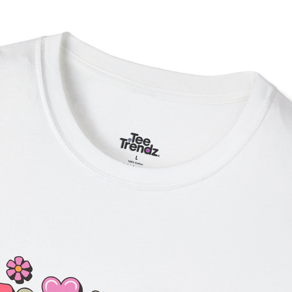 Flower Girl T-Shirt — Cute Retro Floral Wedding Tee for Kids