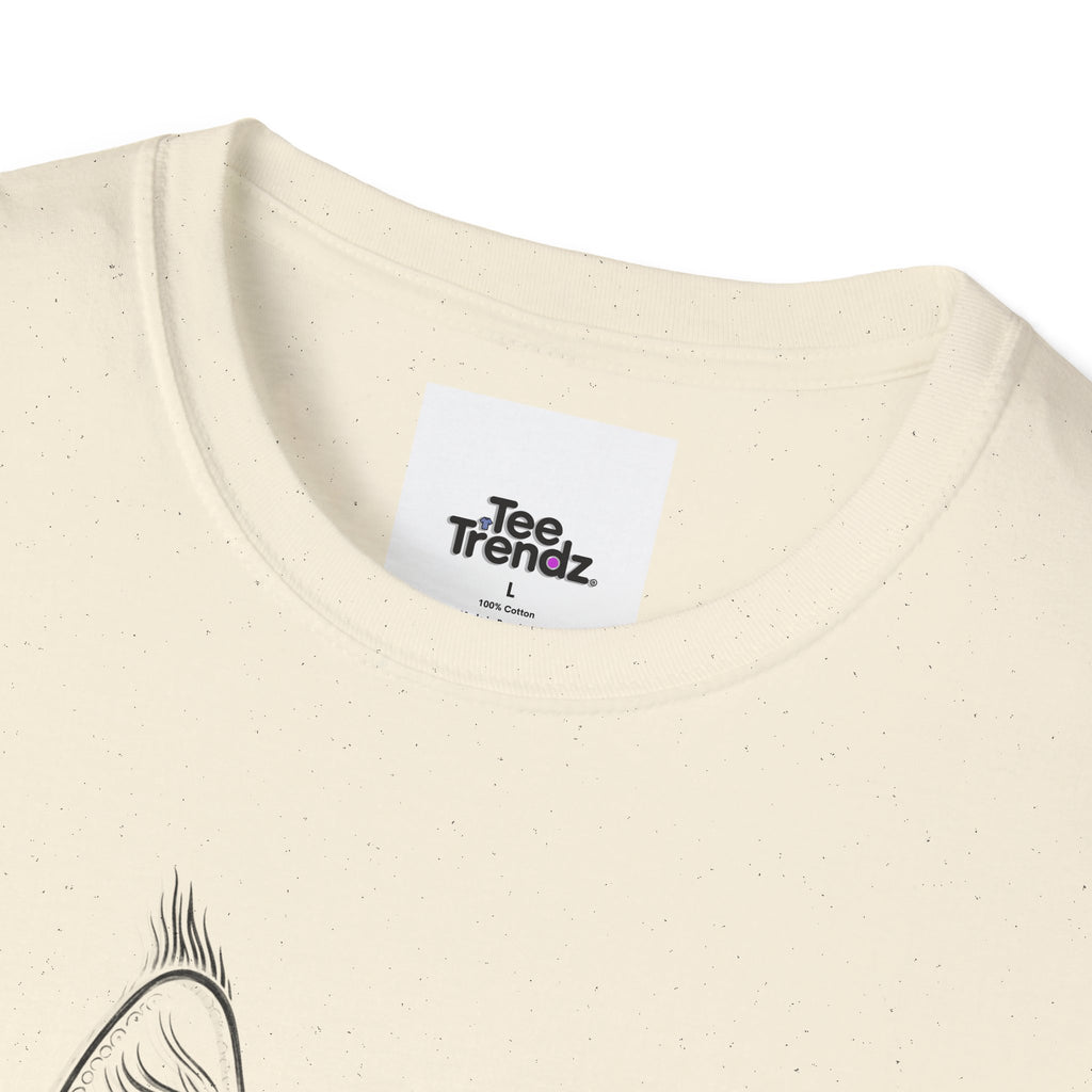 Lynx Sketch T-Shirt — Minimal Wildlife Illustration Tee