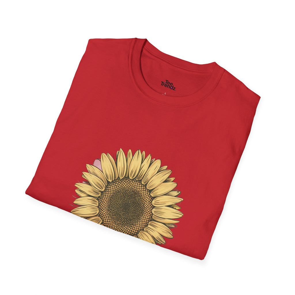 Sunflower Graphic T‑Shirt — Vintage Botanical Floral Tee