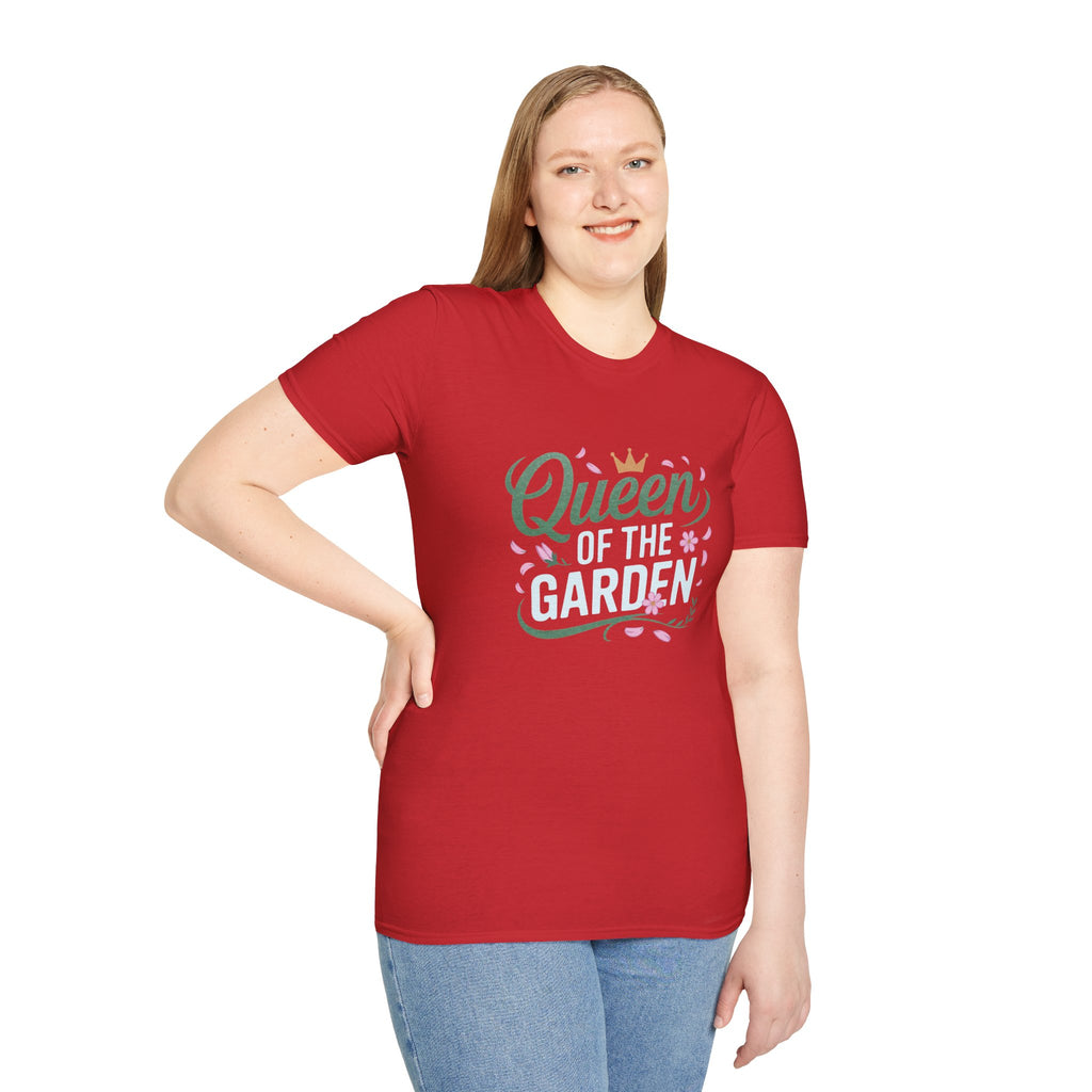 Queen of the Garden T-Shirt — Floral Gardener Gift