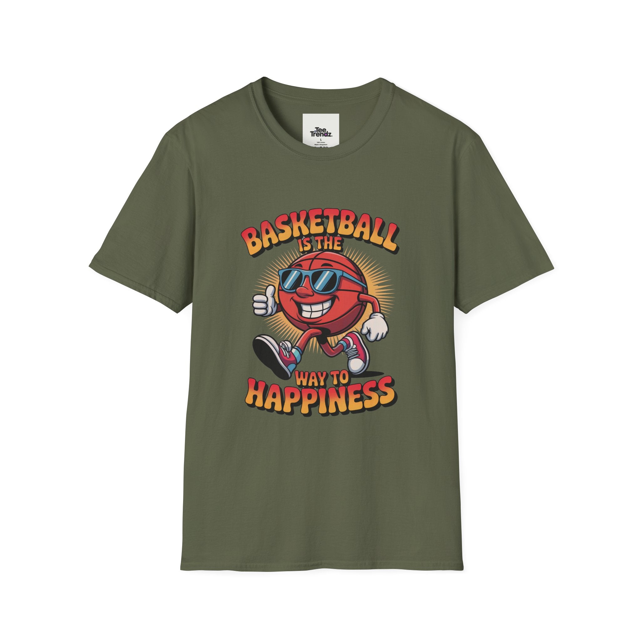 Basketball Is the Way to Happiness T-Shirt