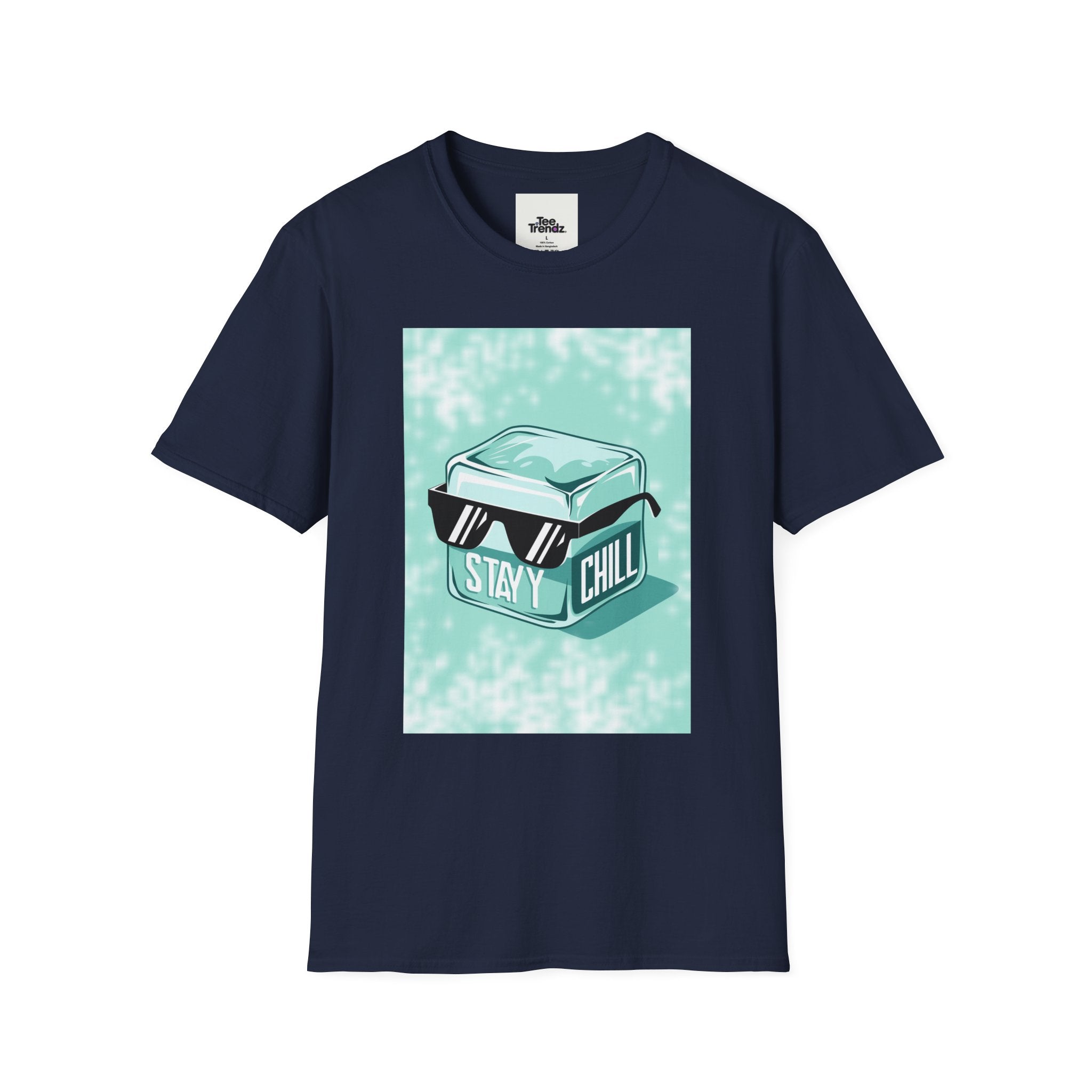 Stay Chill Ice Cube T-Shirt — Retro Sunglasses Graphic Tee
