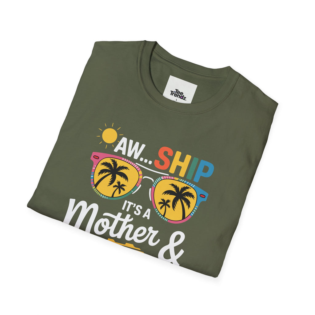 Mother & Daughter Trip T-Shirt – "Aw...Ship" Tropical Sunglasses Vacation Tee