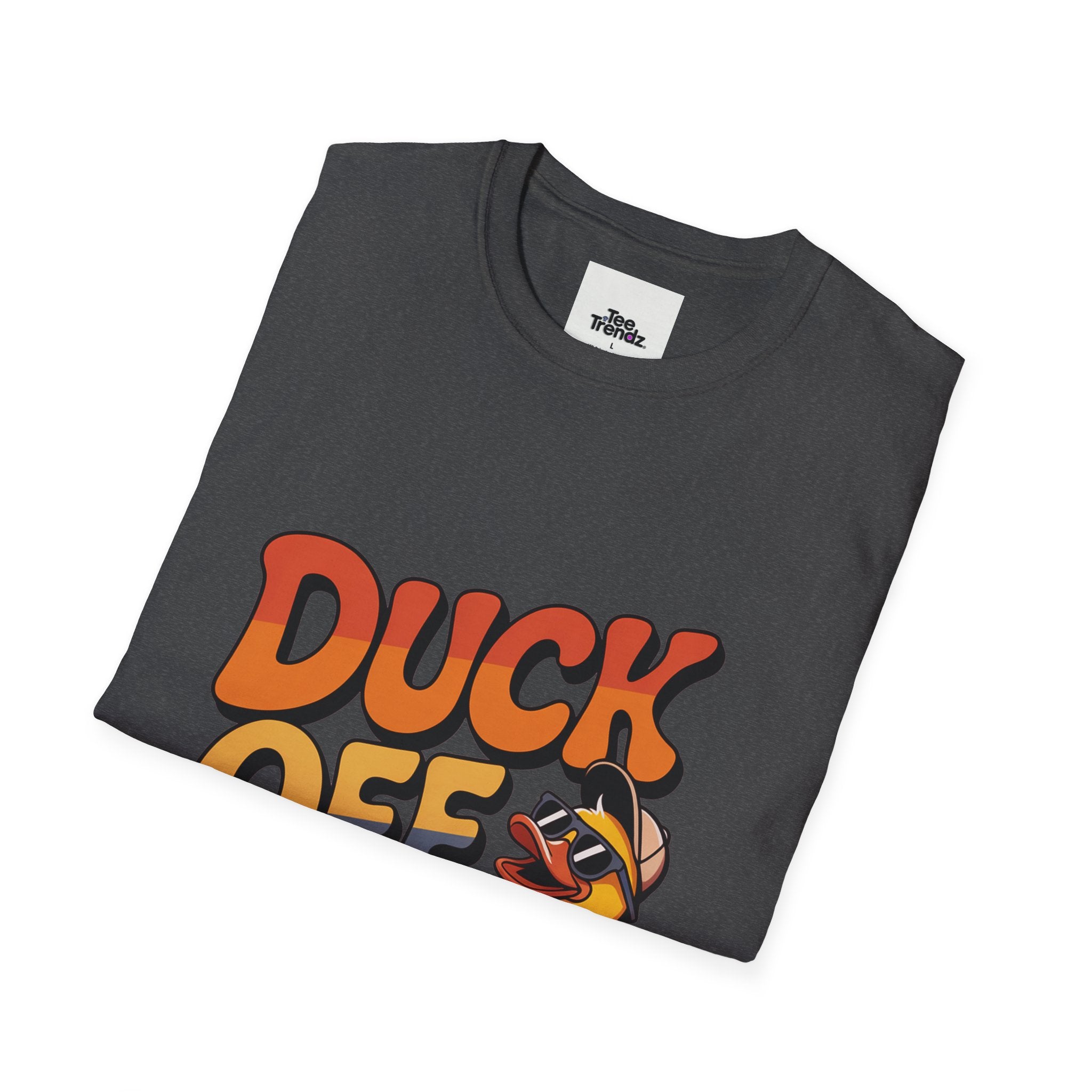 Duck Off Graphic T-Shirt — Funny Rubber Duck Cartoon Tee