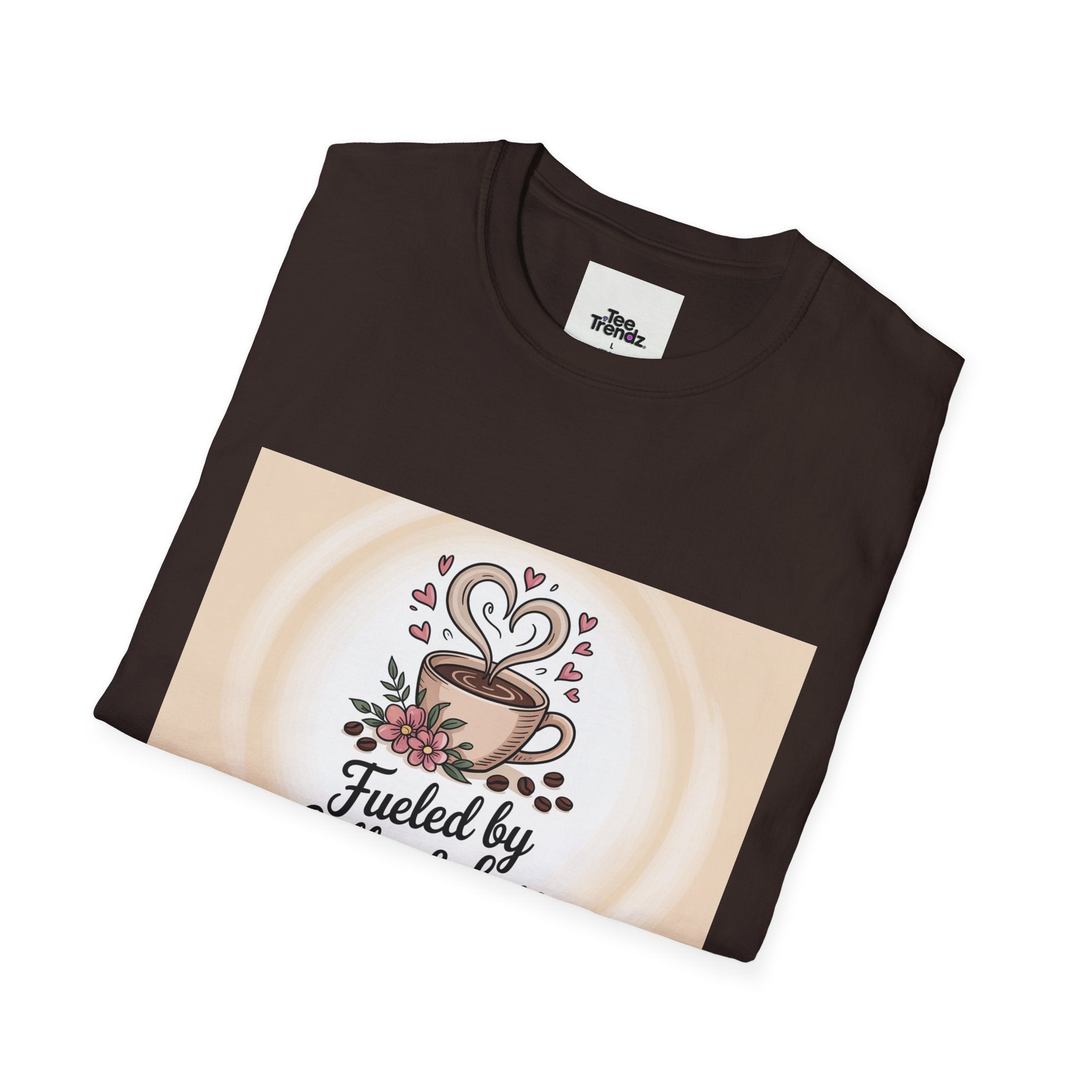 Coffee Lover T-Shirt — "Fueled by Coffee & Love" Graphic Tee