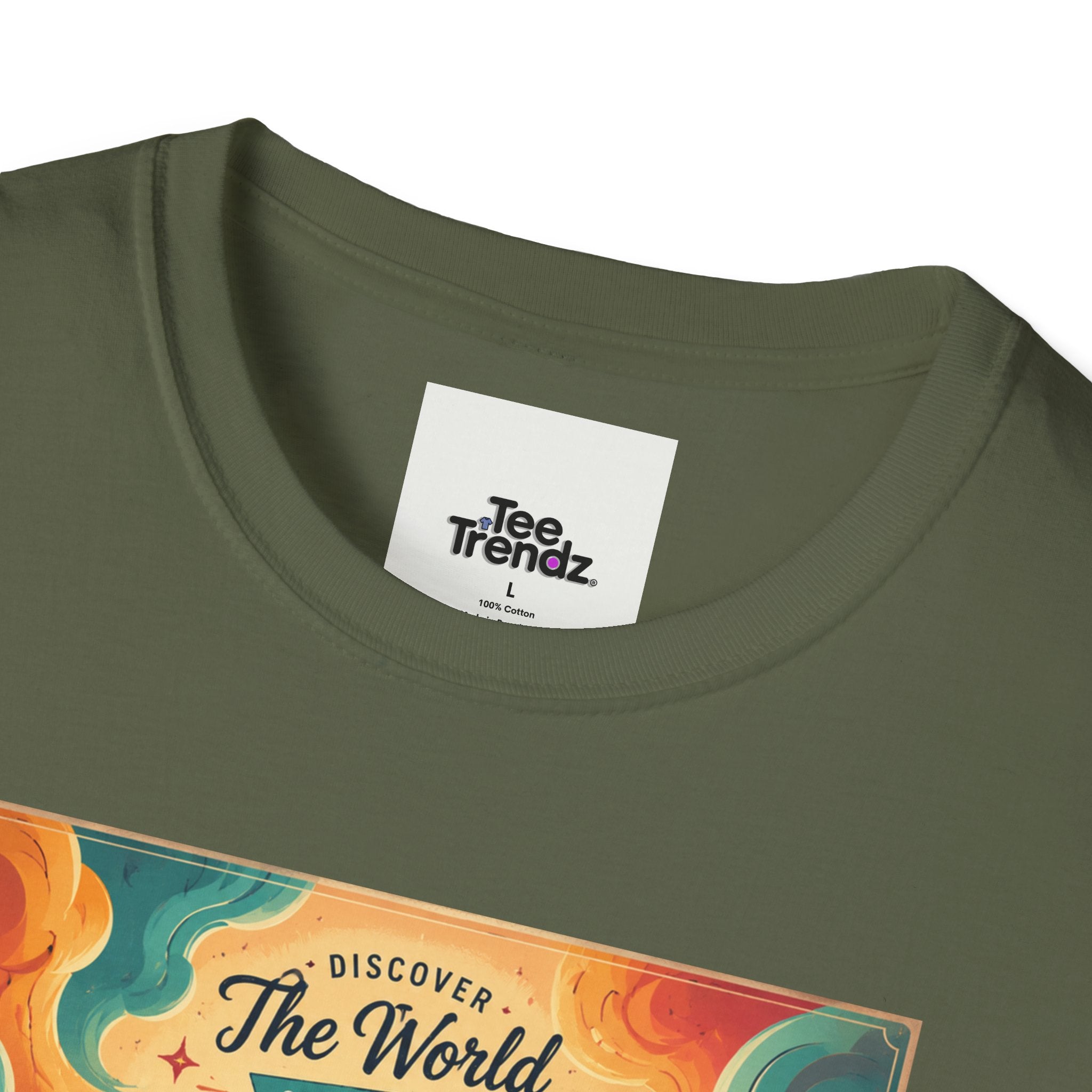 Travel Poster T-Shirt — 'The World, Countless Memories' Vintage Eiffel Tower Tee