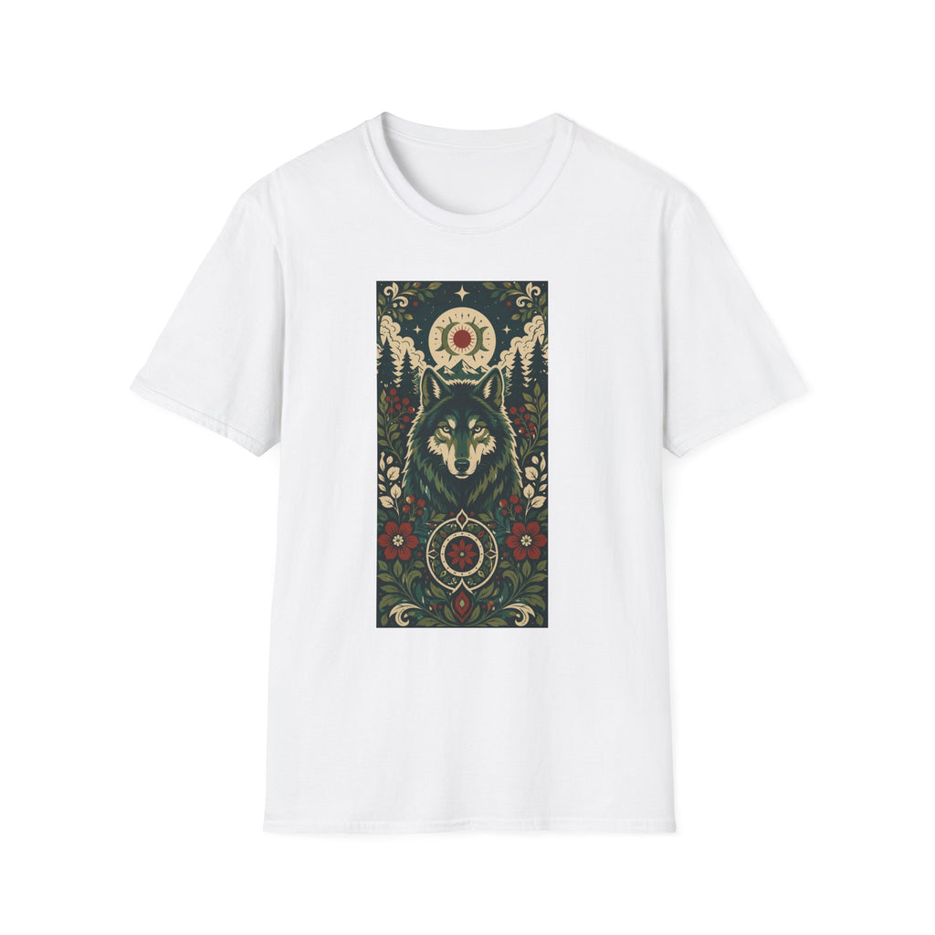 Wolf Spirit T-Shirt — Mystic Forest Moon Graphic
