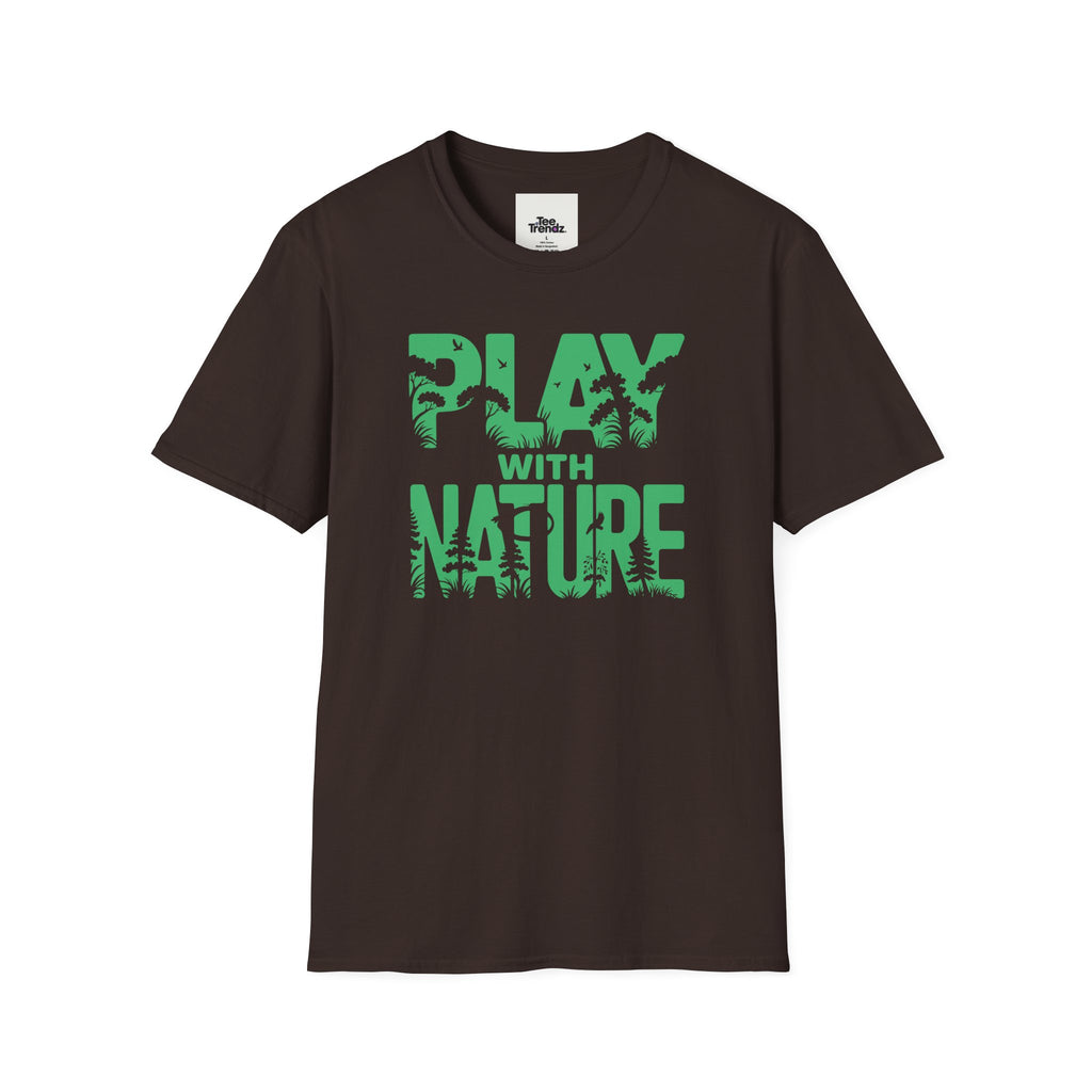 Play With Nature T-Shirt — Eco Adventure Graphic Tee