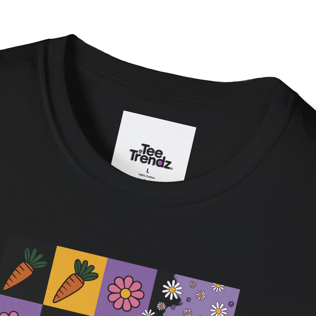 Easter Purple Bunny Art T-Shirt