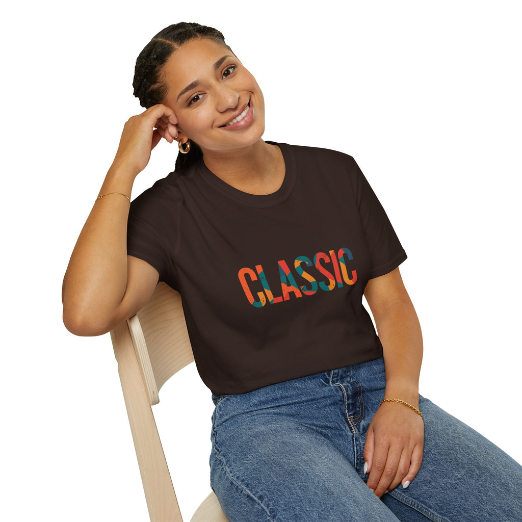 Classic Retro Text T-Shirt