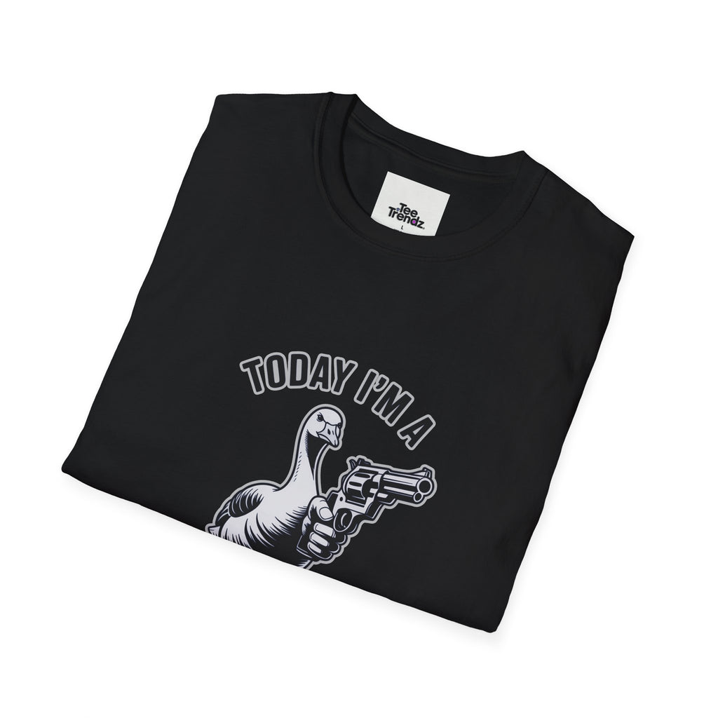 Serious Goose T-Shirt — "Today I'm a Serious Goose" Funny Graphic Tee