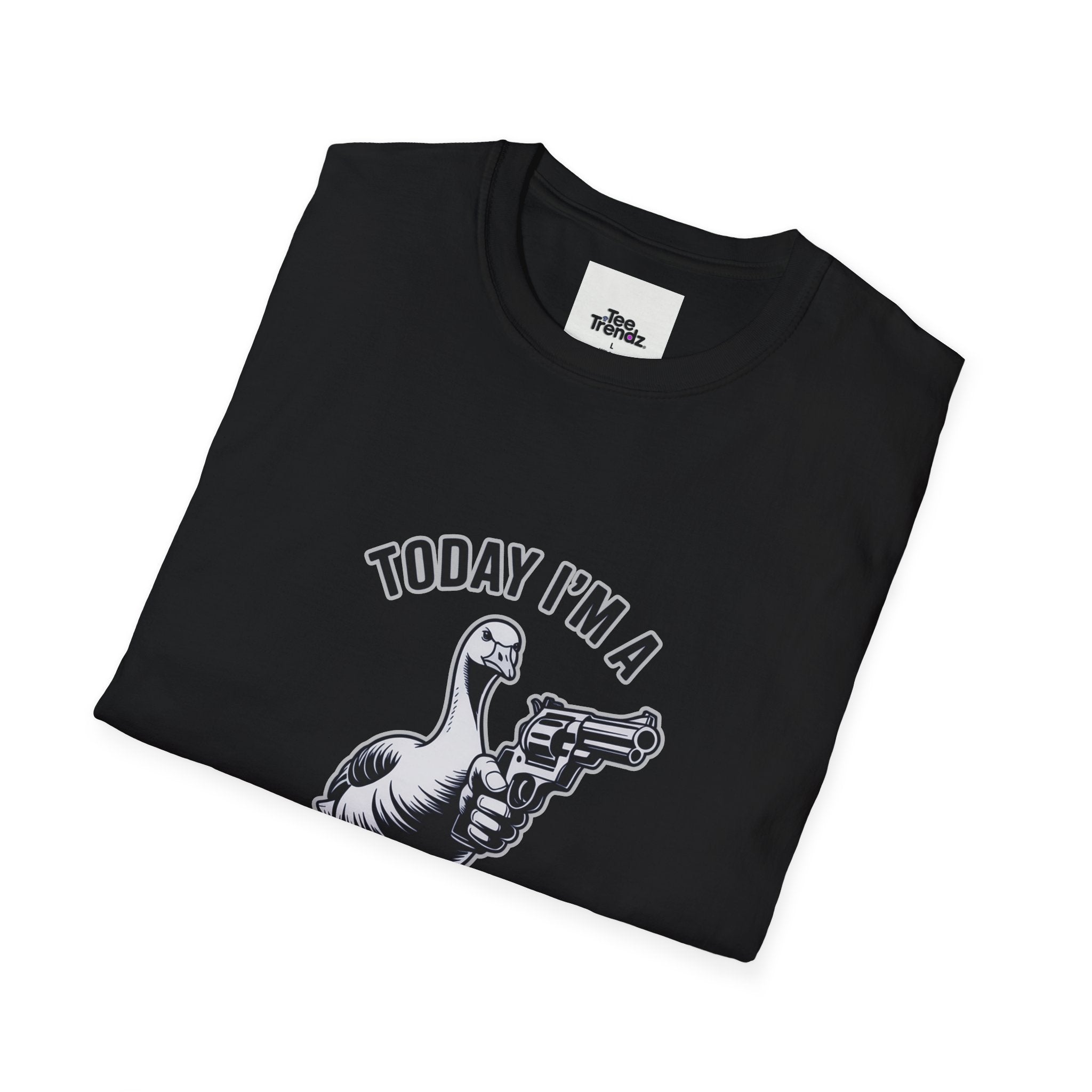 Serious Goose T-Shirt — "Today I'm a Serious Goose" Funny Graphic Tee