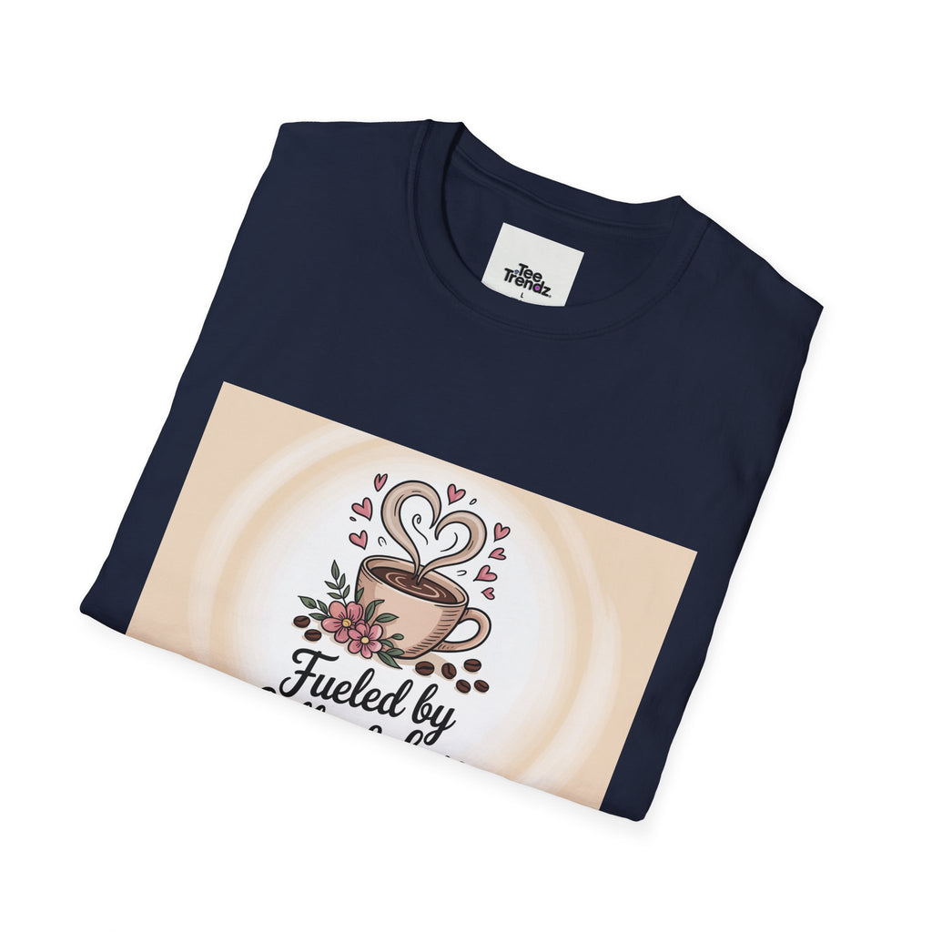 Coffee Lover T-Shirt — "Fueled by Coffee & Love" Graphic Tee