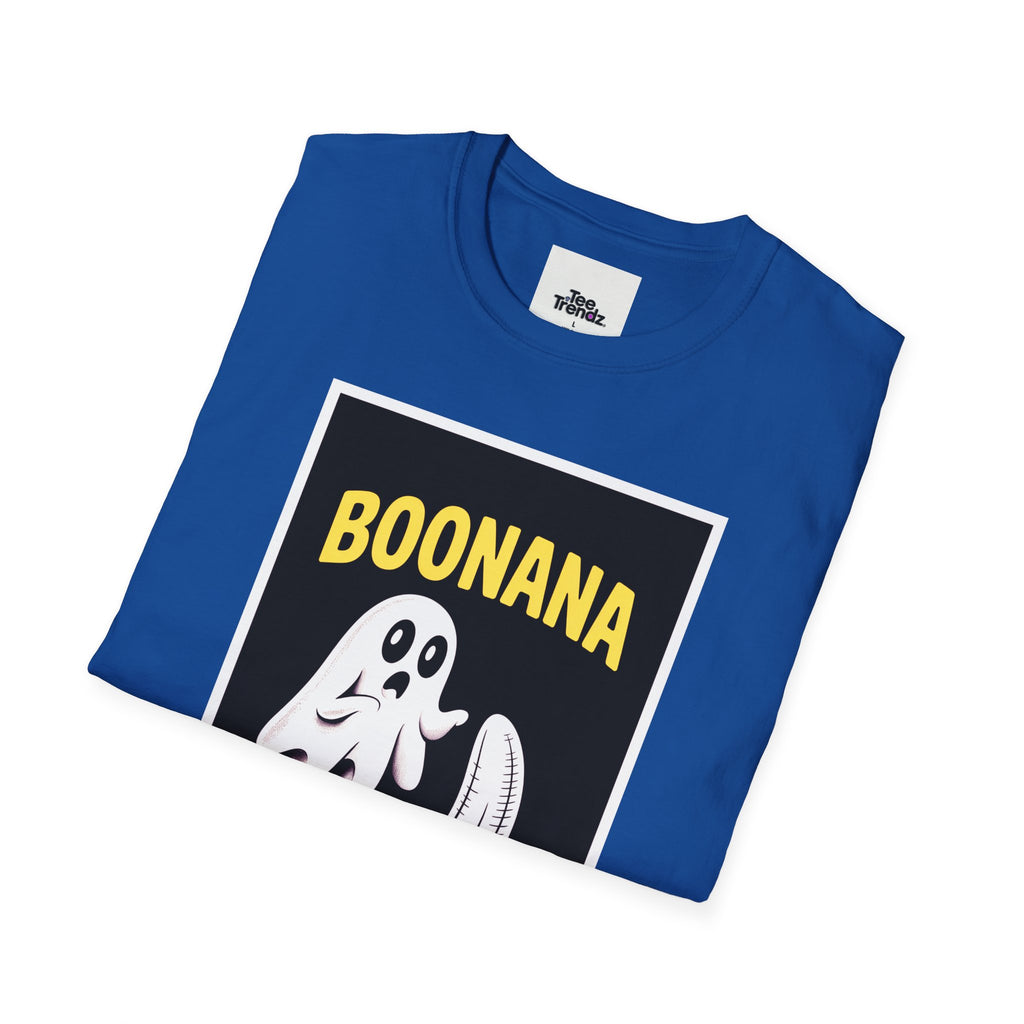 Boonana Ghost Banana Graphic T-Shirt — Funny Halloween Fruit Tee