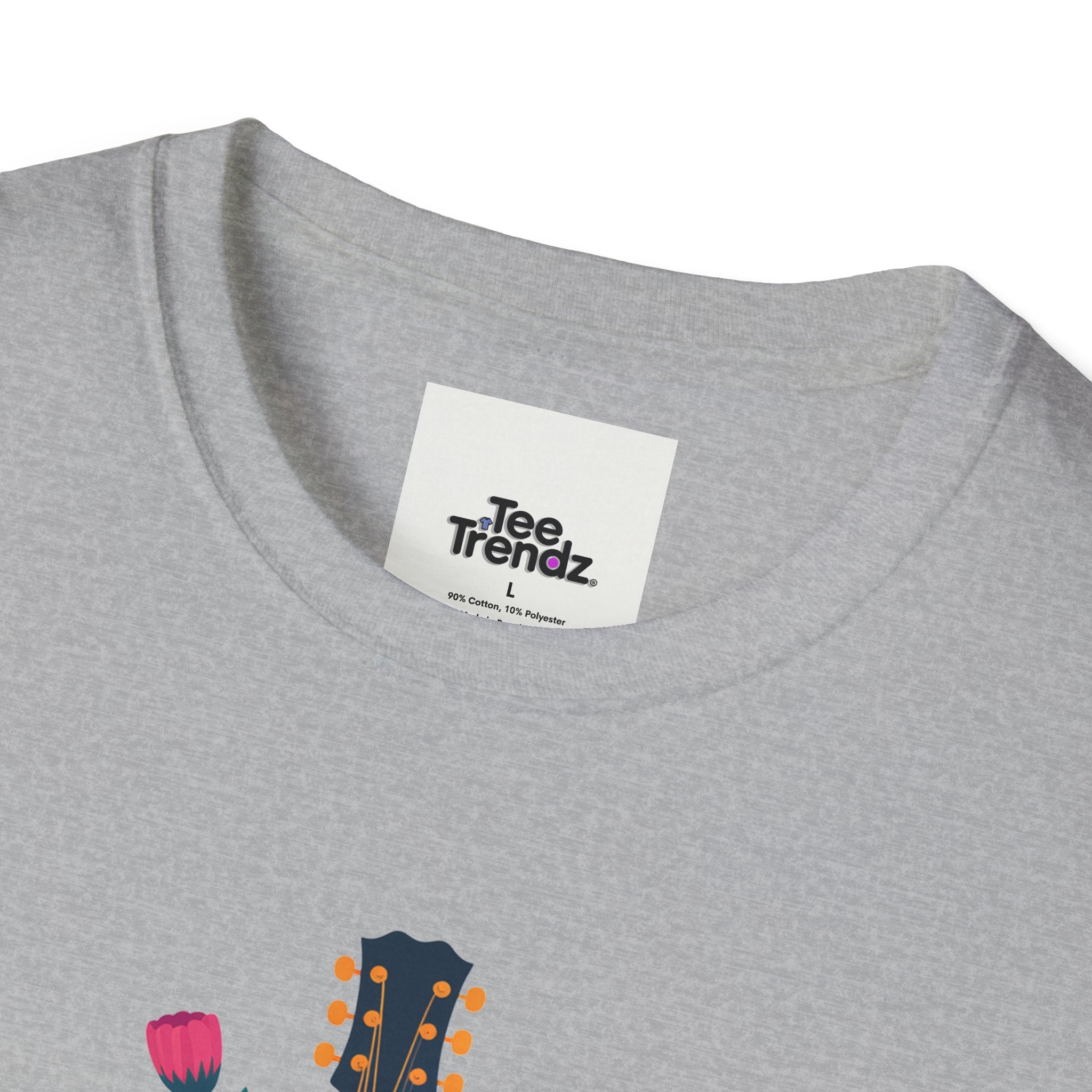 Nashville Vibes Guitar T-Shirt – Floral Music Festival Tee