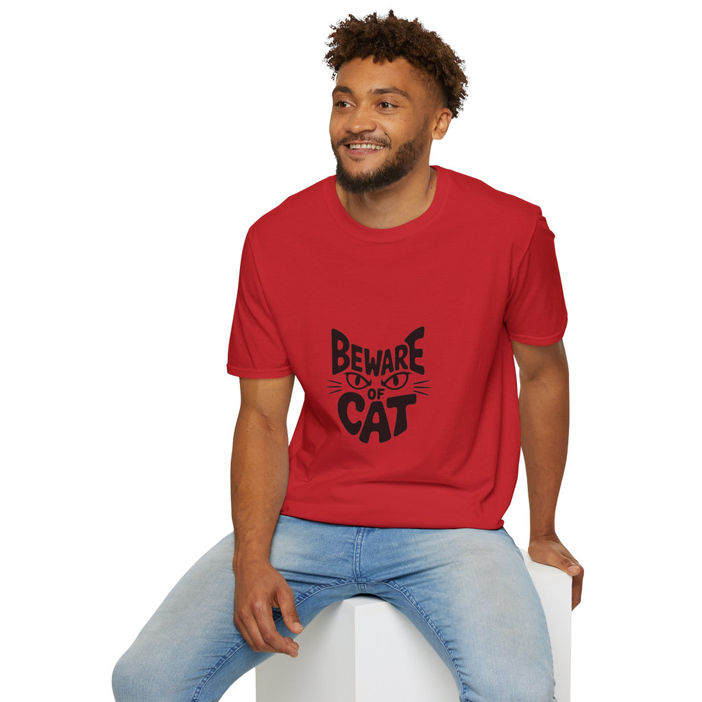 Beware of Cat T-Shirt — Funny Cat Lover Tee