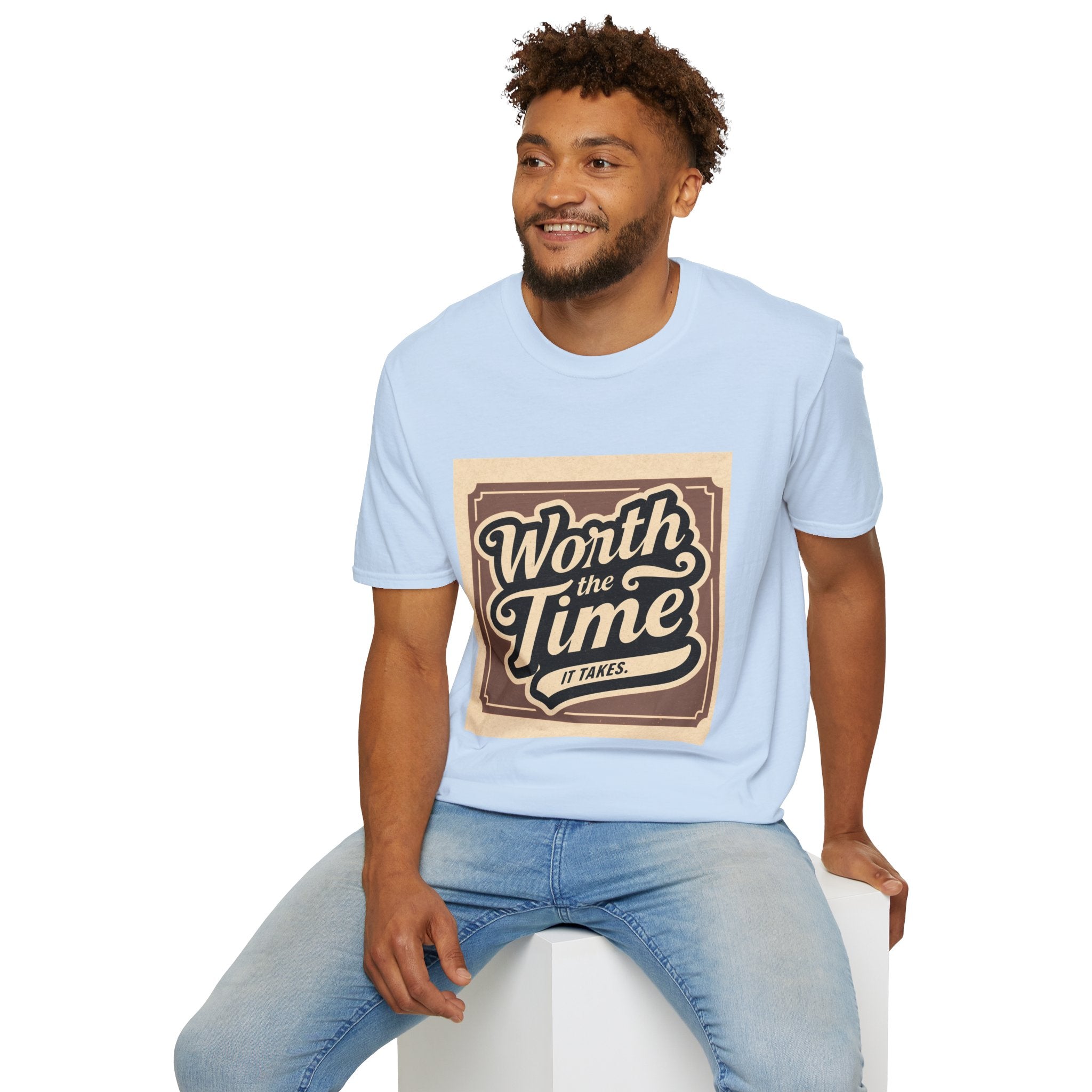 Worth the Time T-Shirt — Retro Vintage Inspirational Tee