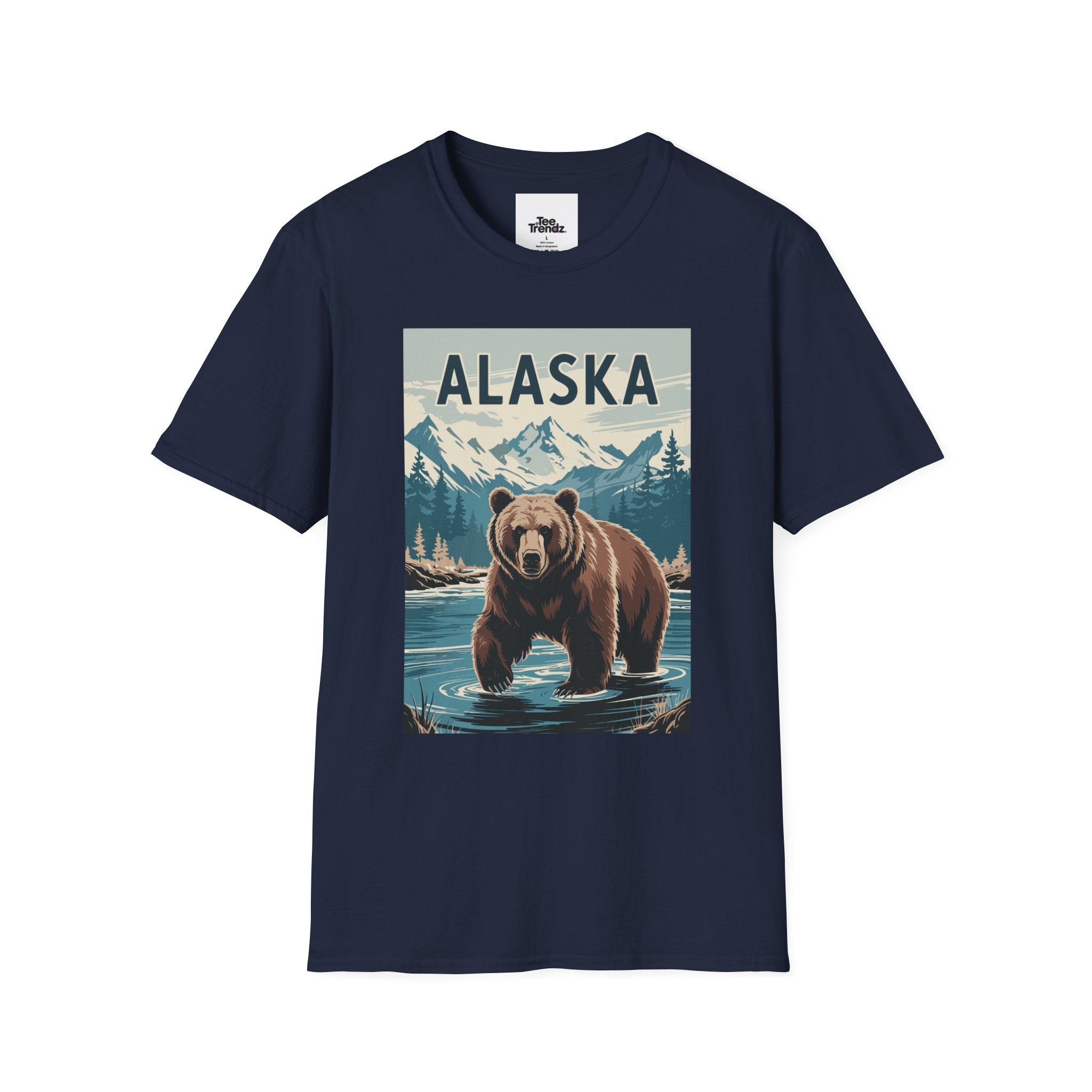 Alaska Bear T-Shirt — Vintage Mountain Wildlife Tee