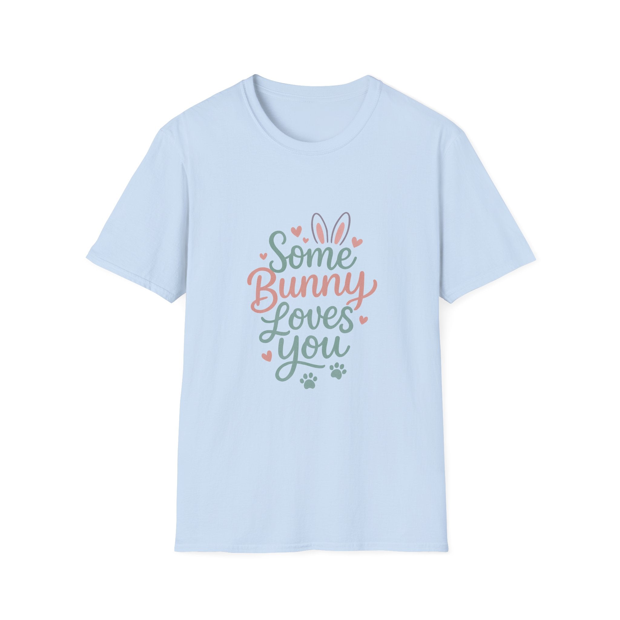 Some Bunny Loves You T-Shirt — Cute Easter Bunny Paw Print Tee