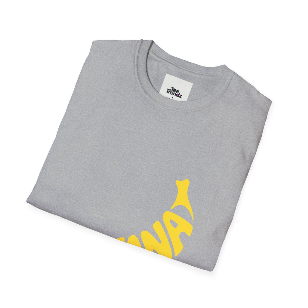 Banana Graphic T-Shirt – Retro Yellow Fruit Logo Tee