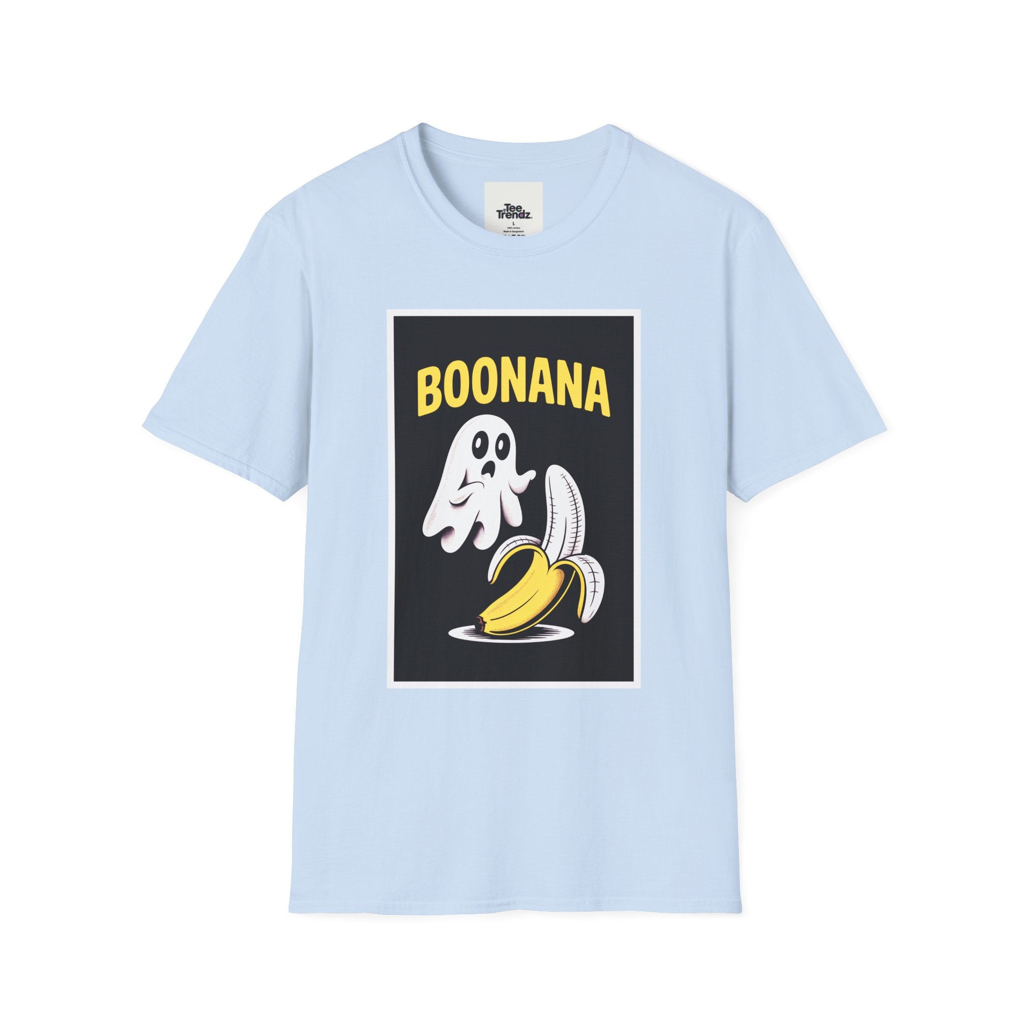 Boonana Ghost Banana Graphic T-Shirt — Funny Halloween Fruit Tee