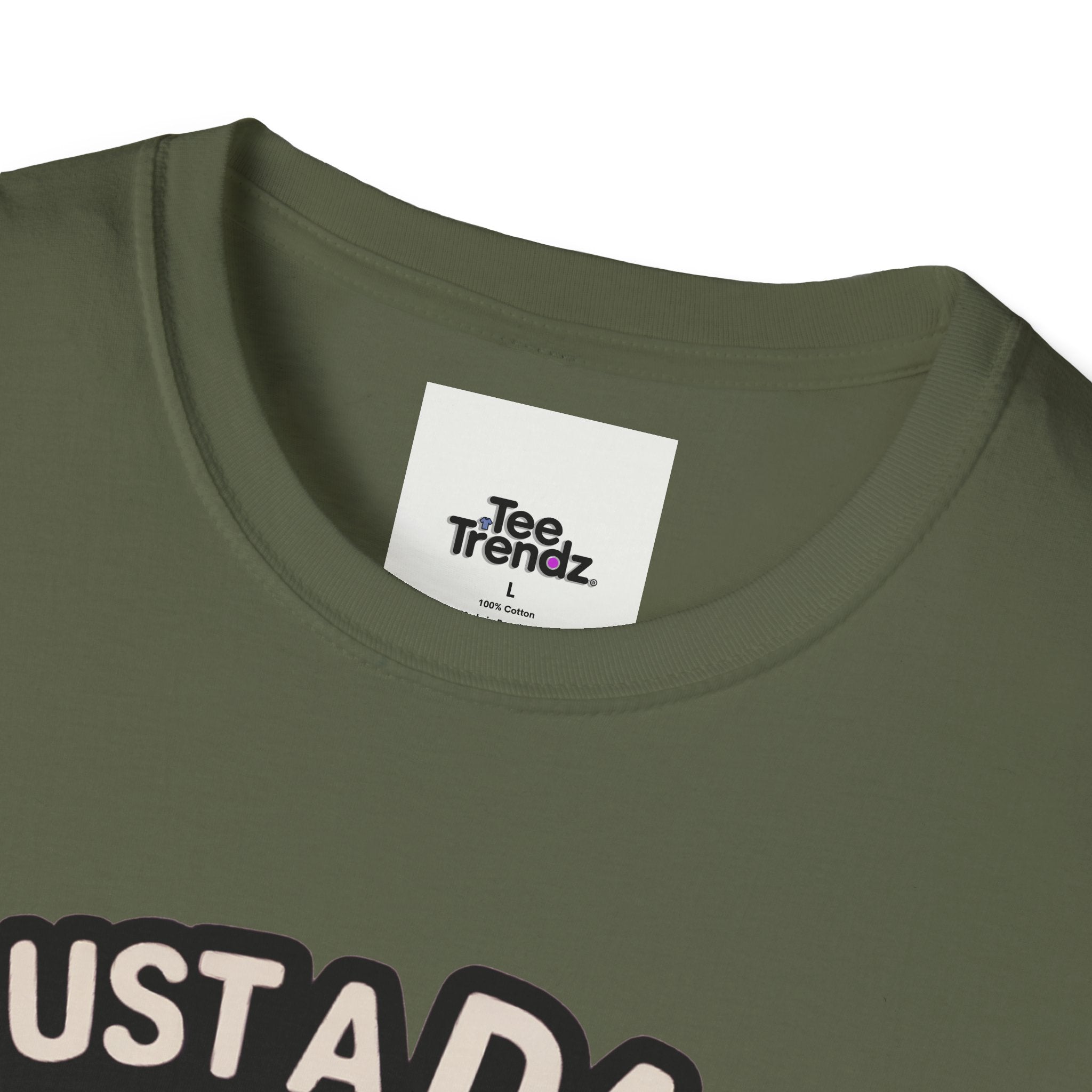 Dad T-Shirt — “Just a Dad Who Always Came Back With the Milk” Vintage Raccoon Design