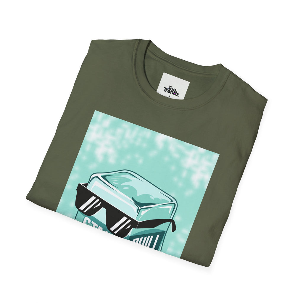Stay Chill Ice Cube T-Shirt — Retro Sunglasses Graphic Tee