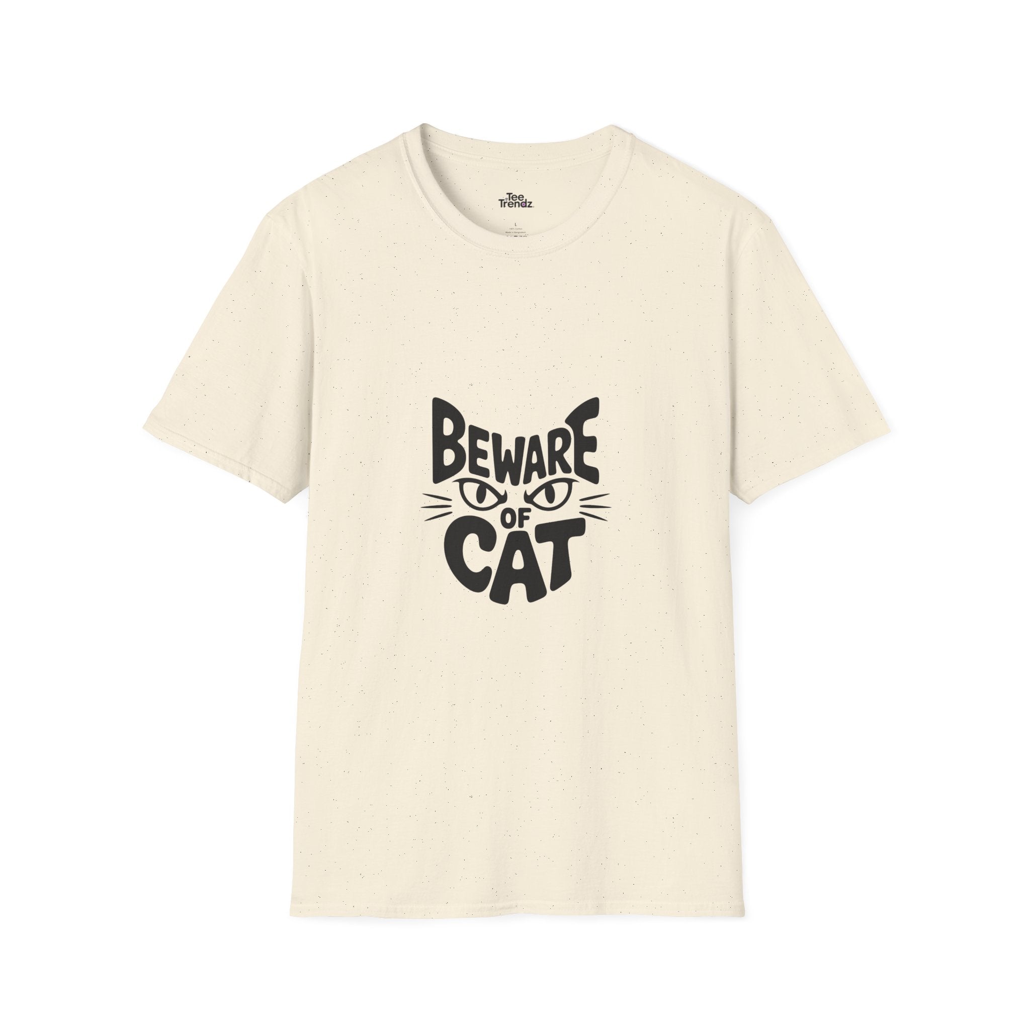 Beware of Cat T-Shirt — Funny Cat Lover Tee