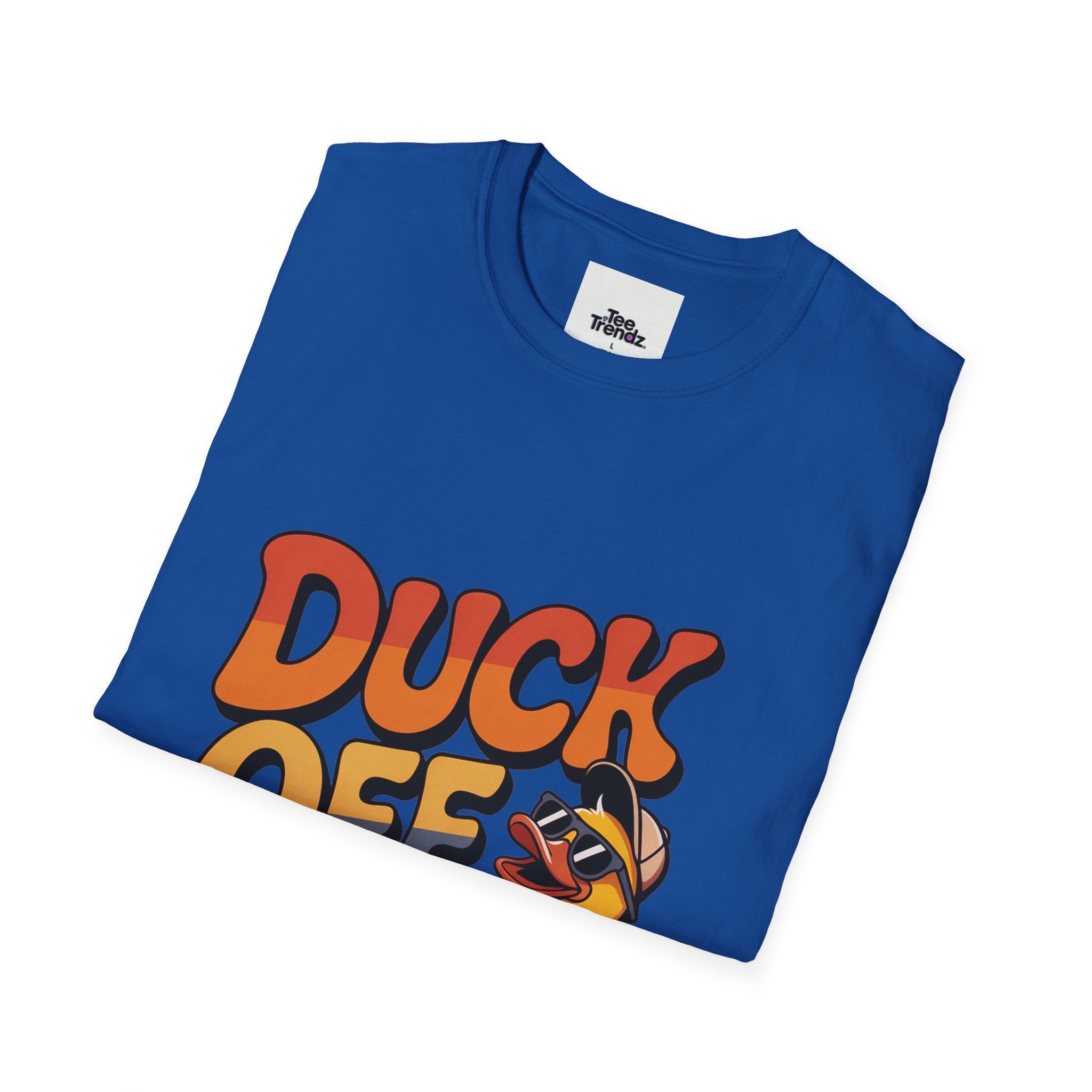 Duck Off Graphic T-Shirt — Funny Rubber Duck Cartoon Tee