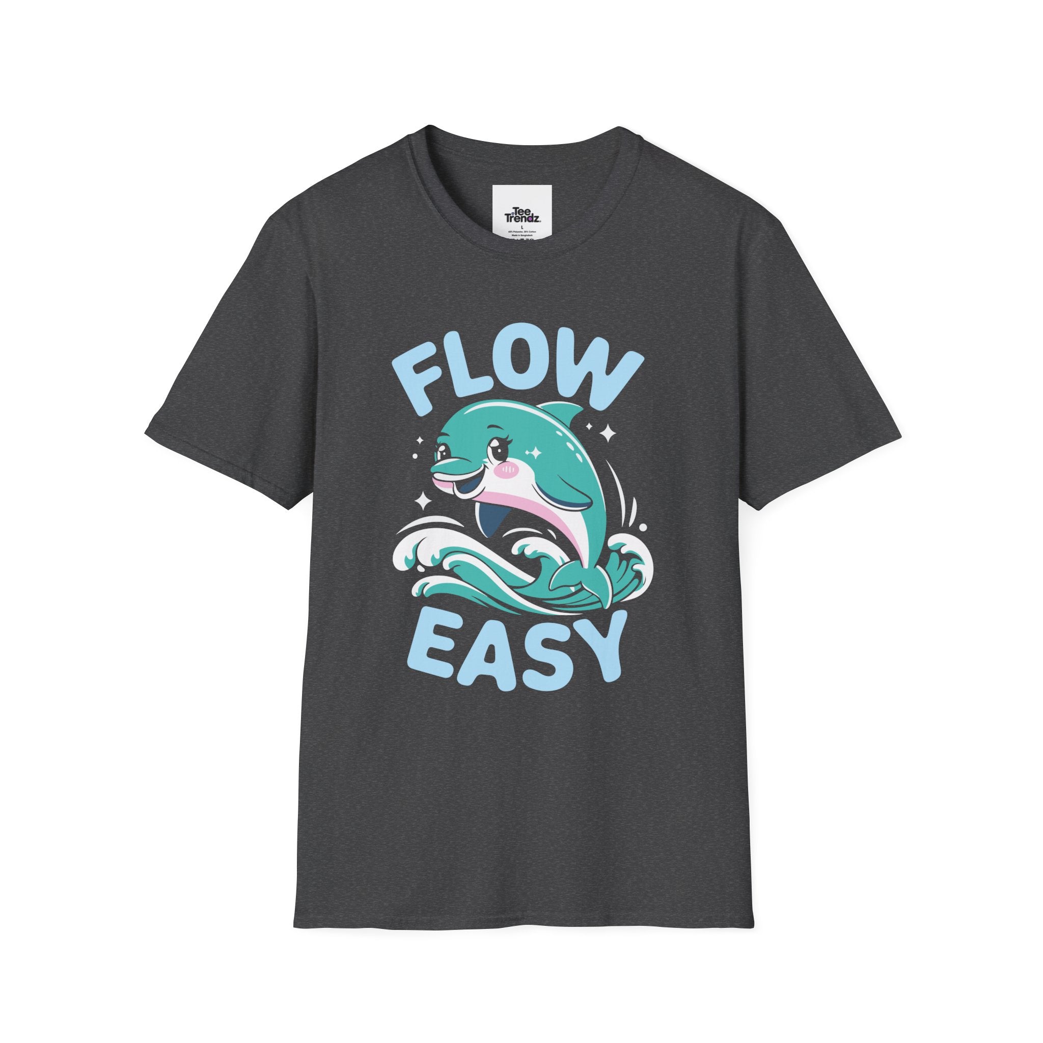 Flow Easy Dolphin T-Shirt — Cute Sea Life Graphic Tee