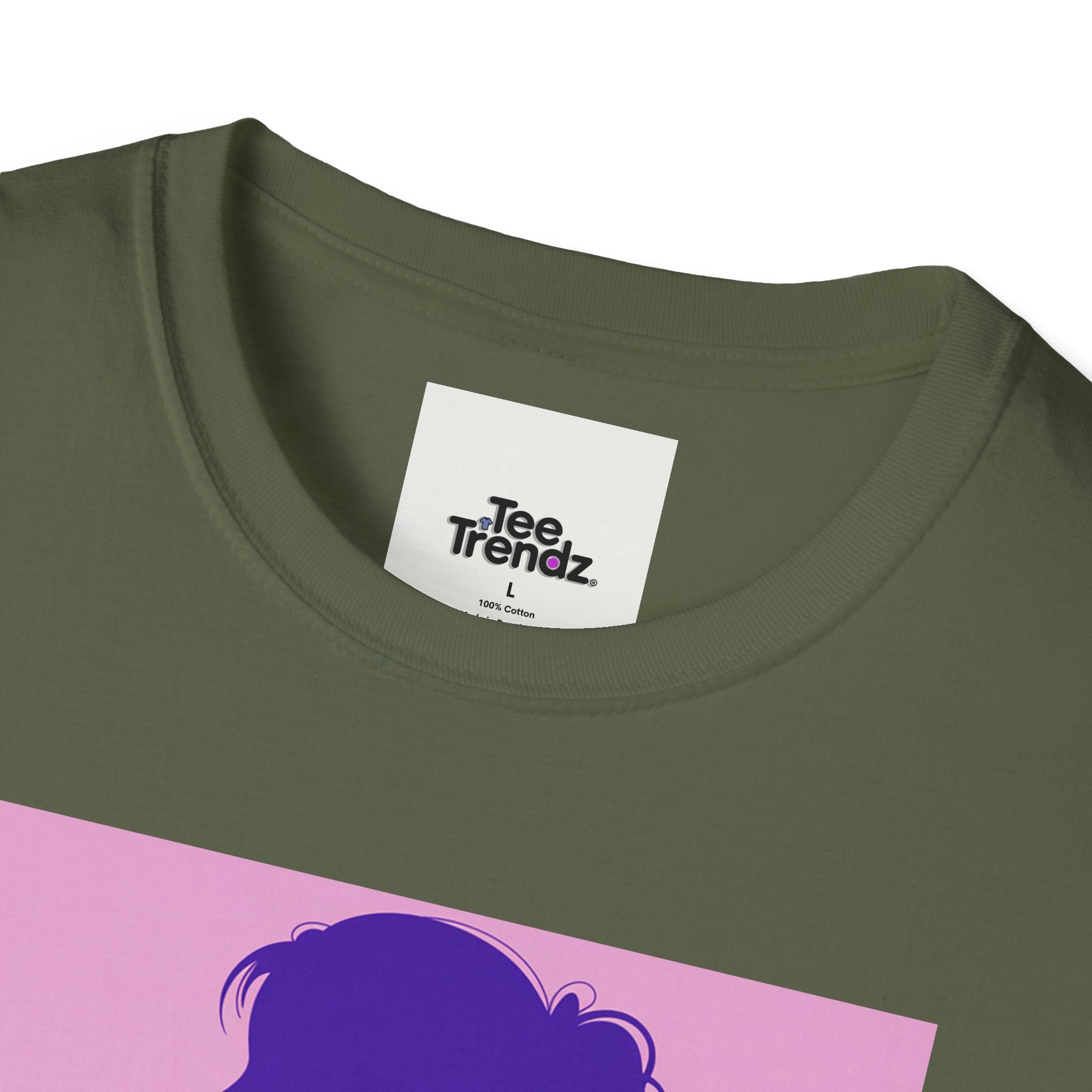 Floral Silhouette T-Shirt — Woman in Bloom Graphic Tee